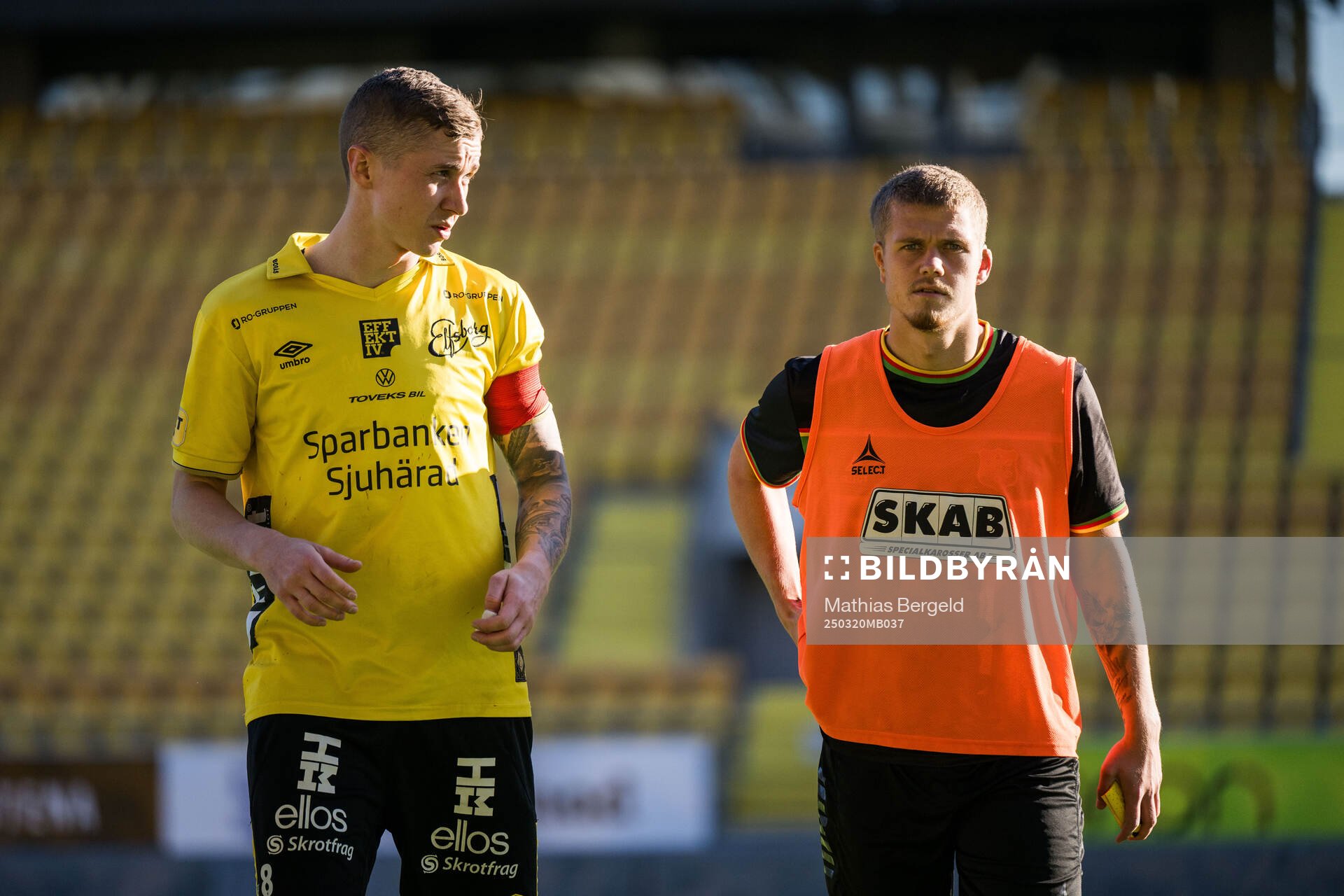 Elfsborgs Sebastian Holmen och GAISs Kevin Holmén