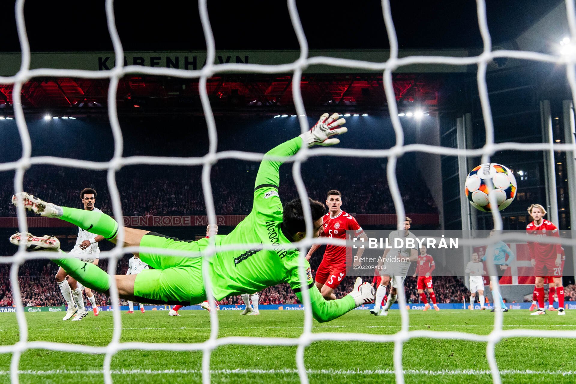Goalkeeper Diogo Costa of Portugal makes a save