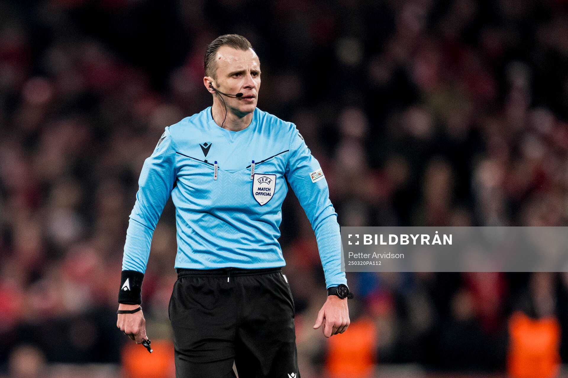 Referee Irfan Peljto