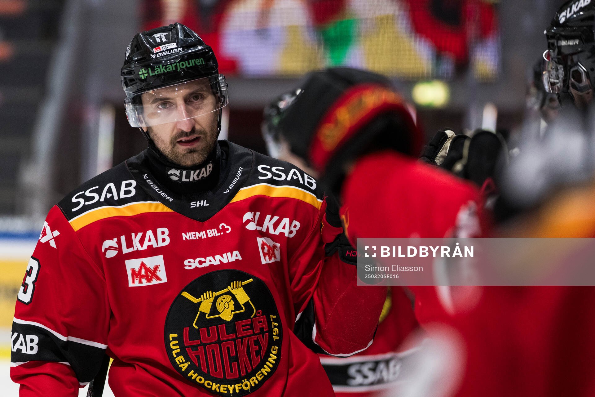 Luleås Albin Lundin jublar