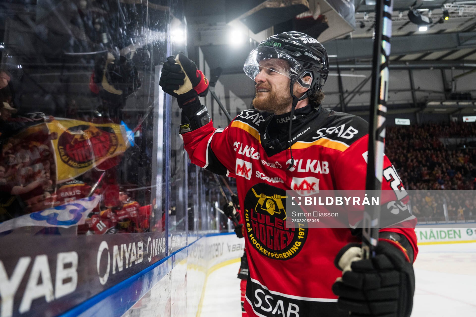 Luleås Brendan Shinnimin jublar