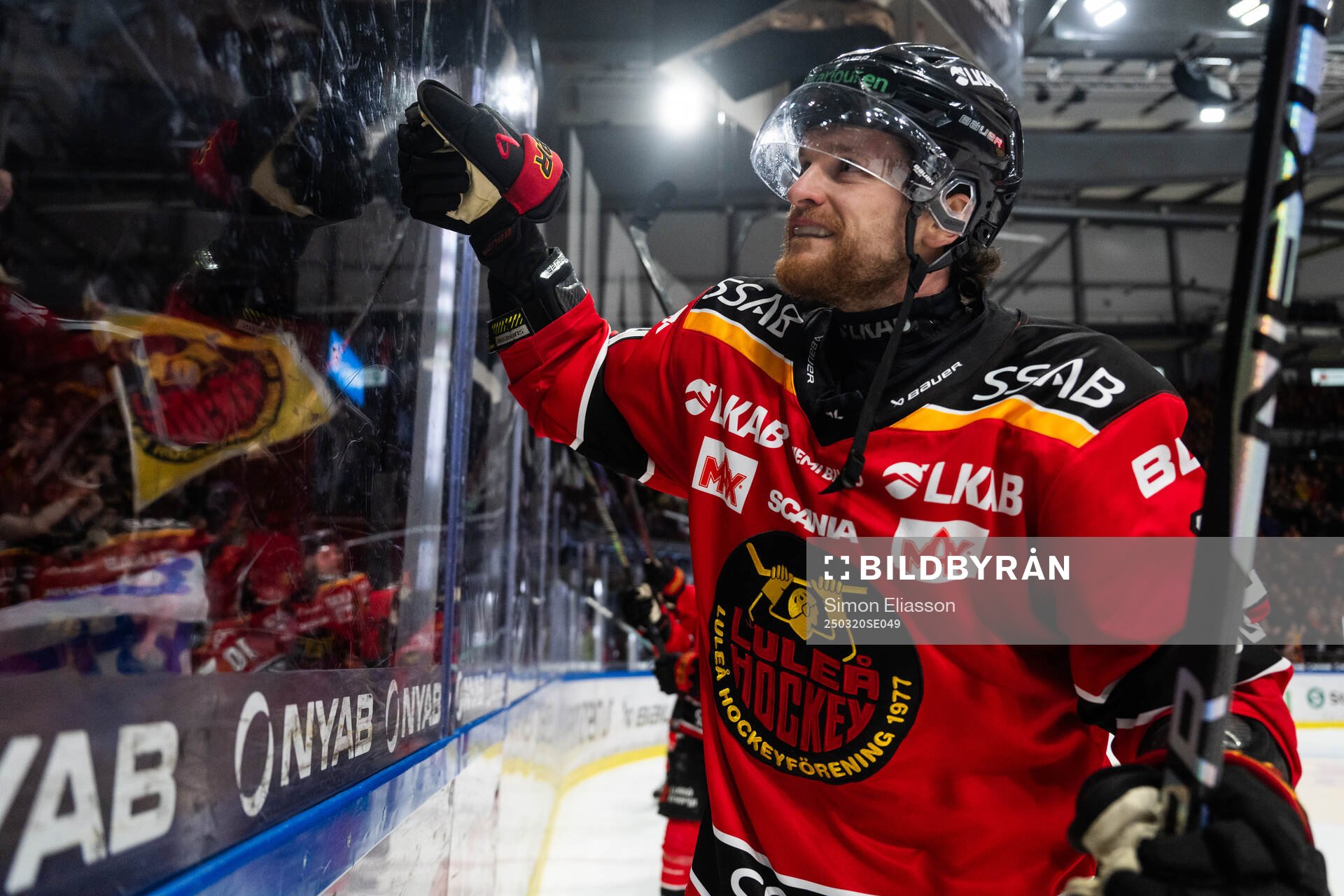 Luleås Brendan Shinnimin jublar