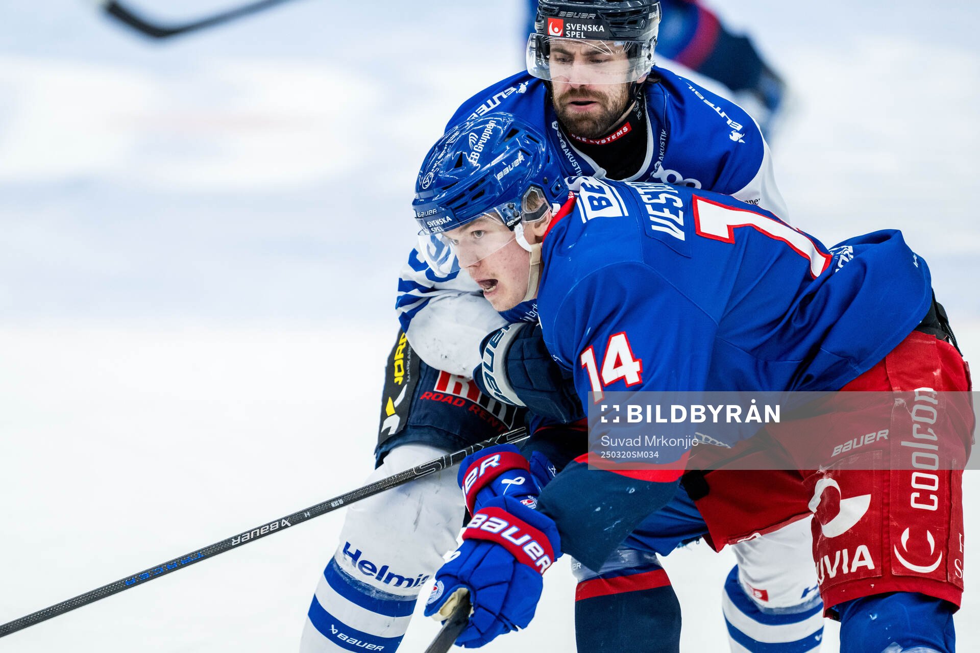 Oskarshamns Lukas Vesterlund och Karlskogas Rikard Olsén
