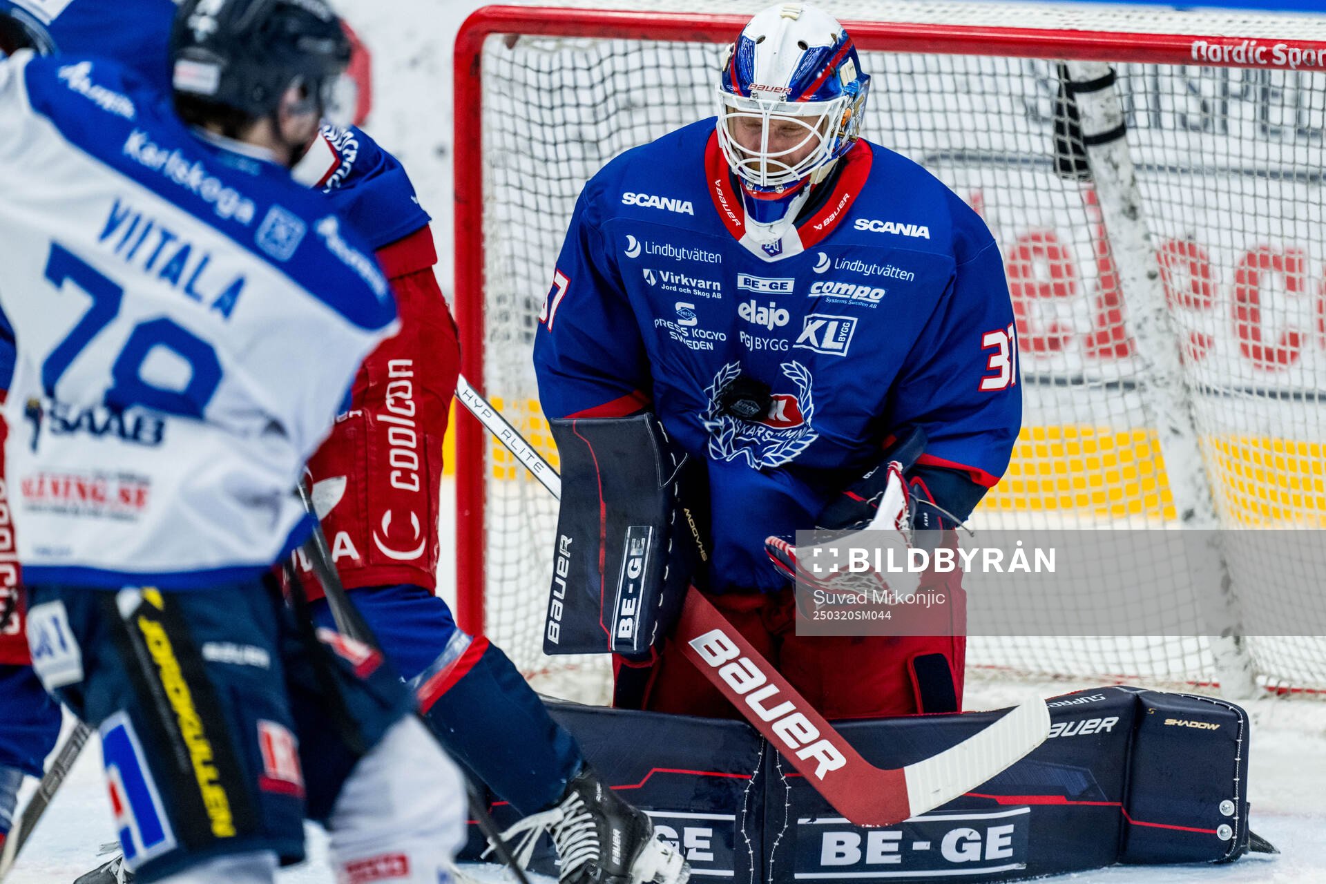 Oskarshamns målvakt Evan Cowley