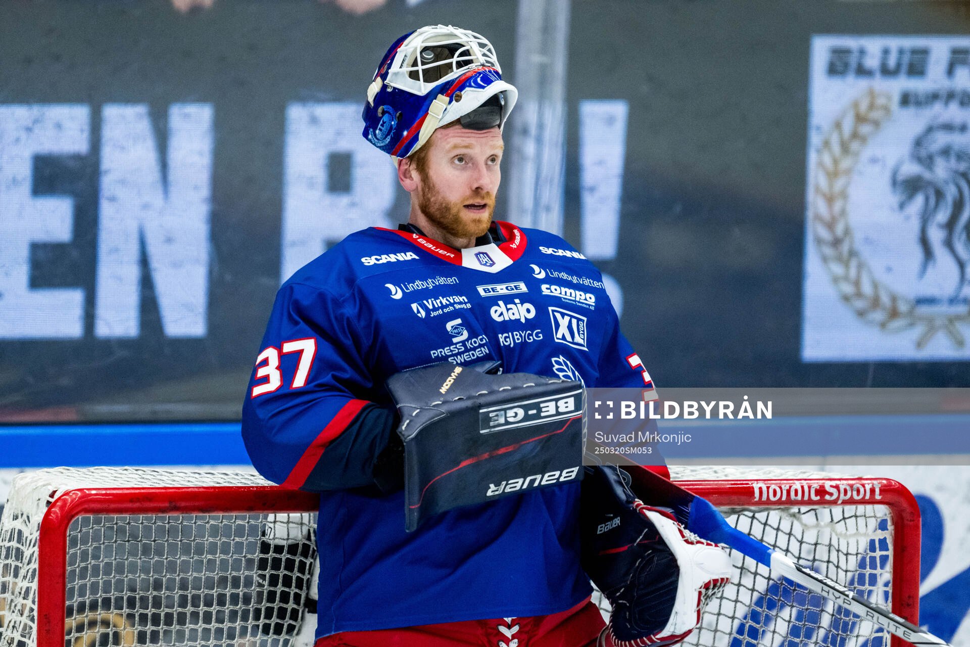 Oskarshamns målvakt Evan Cowley