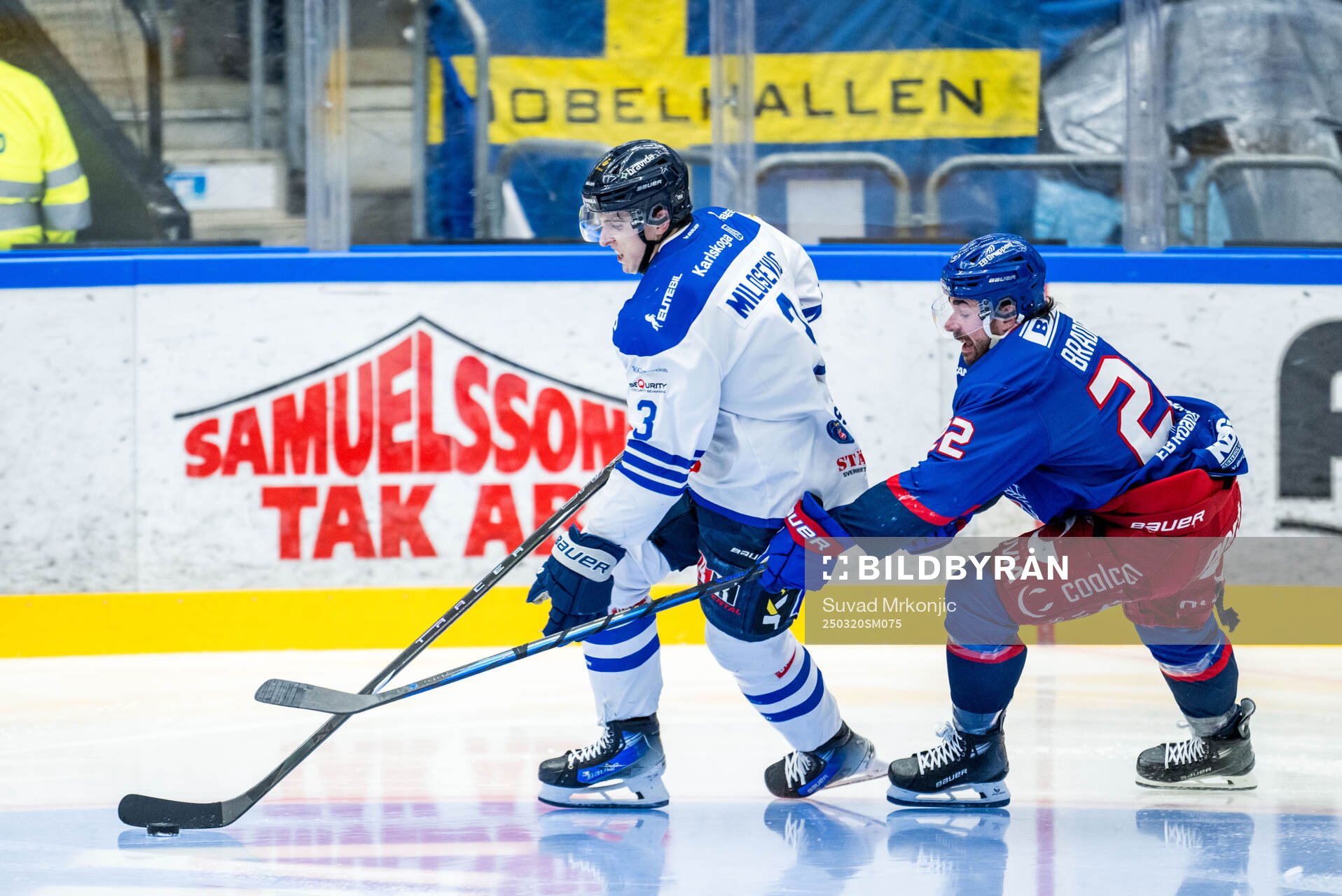 Karlskogas Stefan Milosevic och Oskarshamns Erik Reed