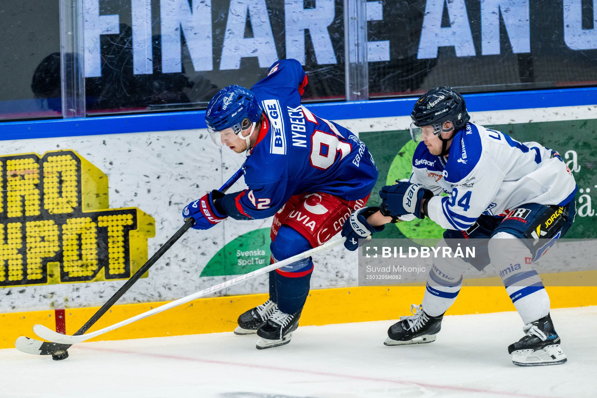 Oskarshamns Zion Nybeck och Karlskogas Henrik Larsson
