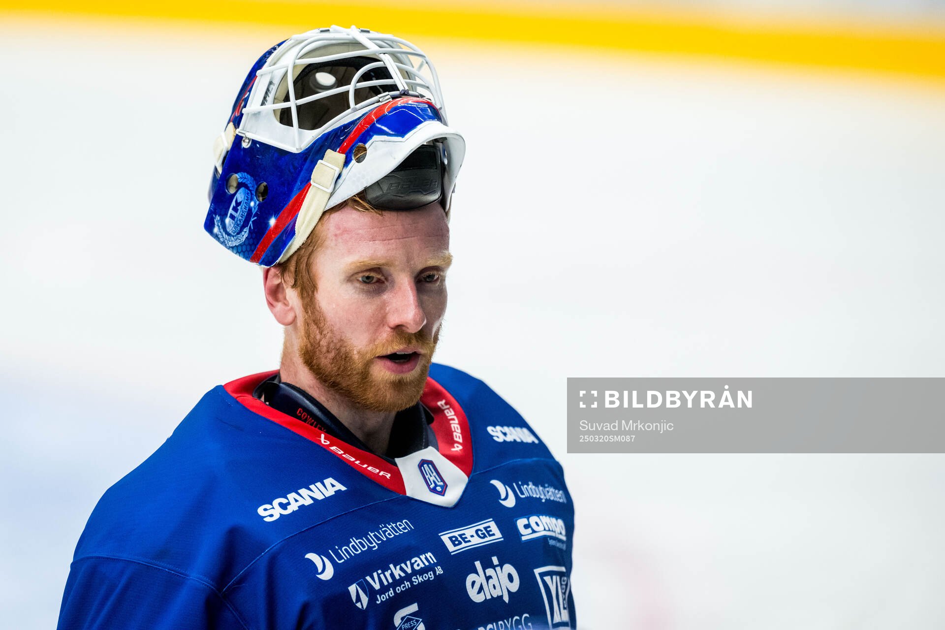Oskarshamns målvakt Evan Cowley