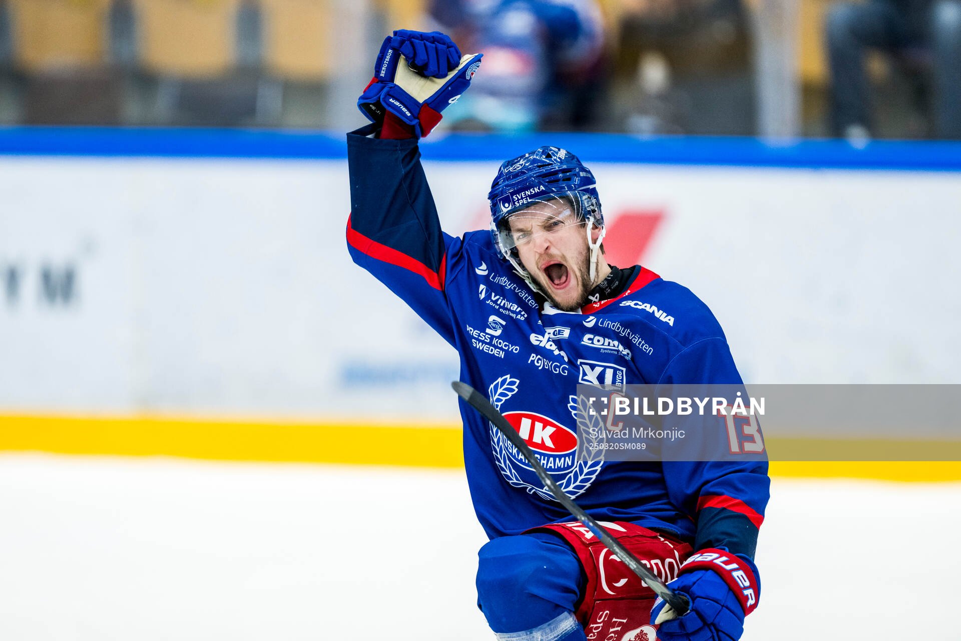 Oskarshamns Rasmus Bengtsson jublar