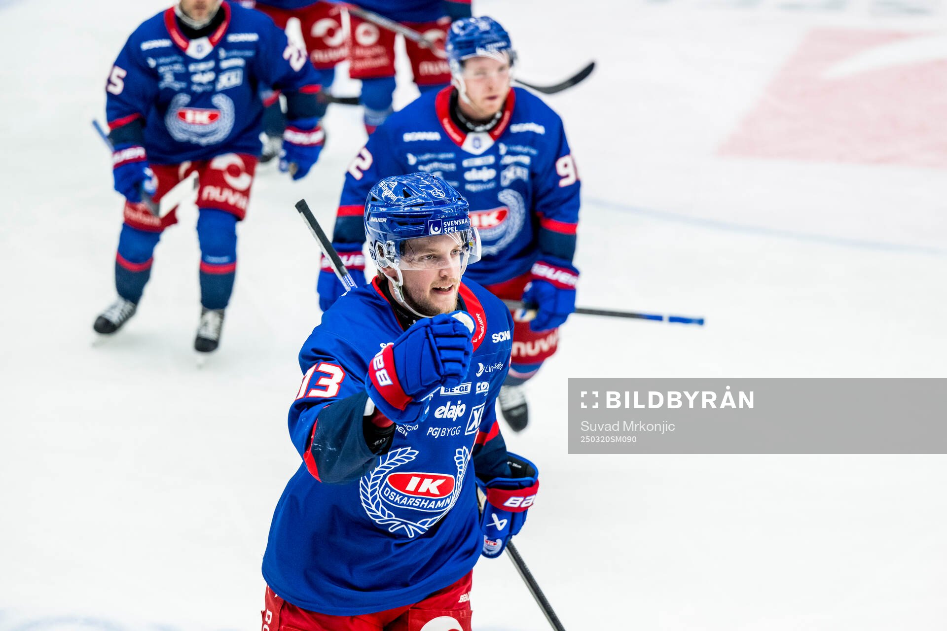 Oskarshamns Rasmus Bengtsson jublar