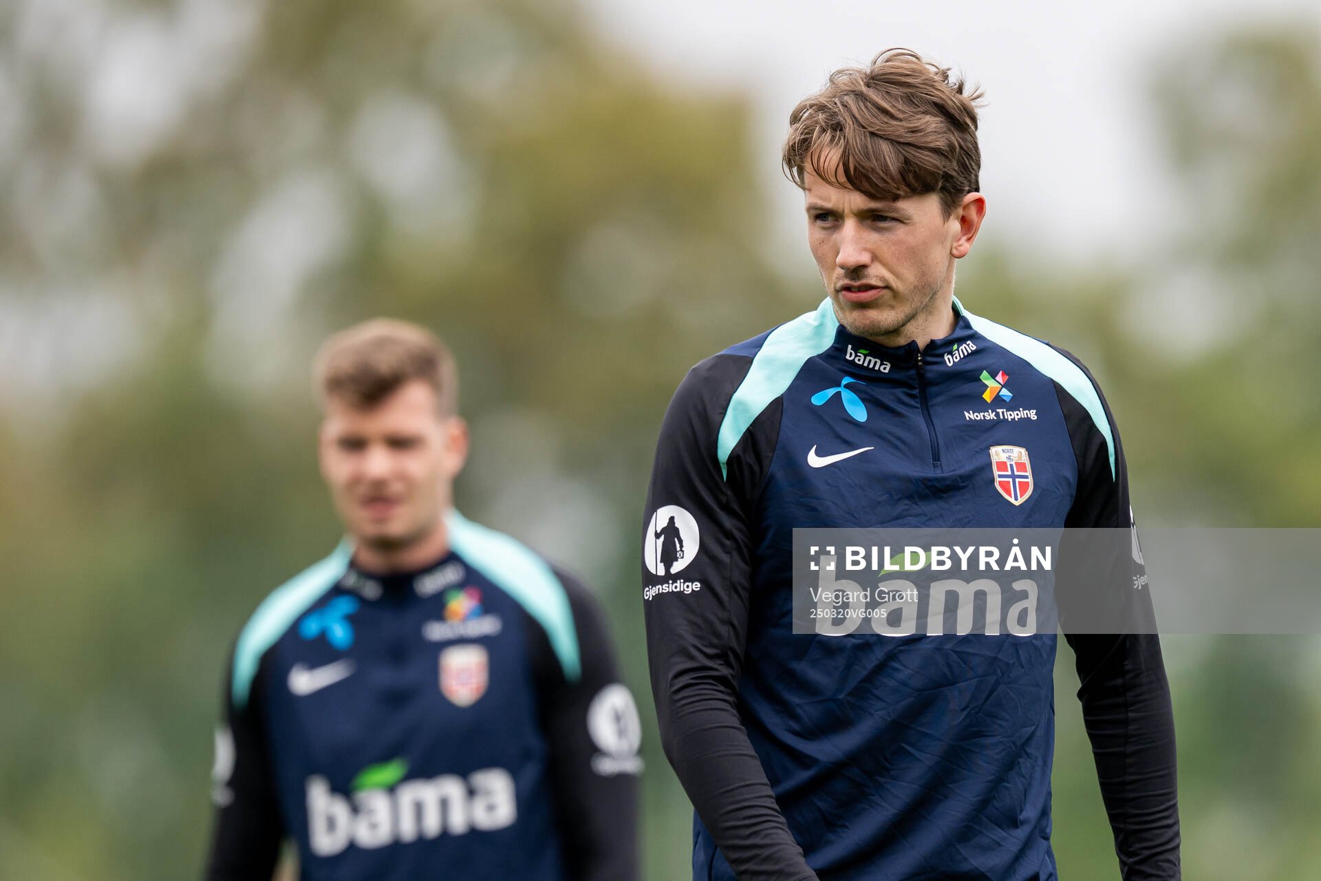 Sander Berge of the Norwegian national football team