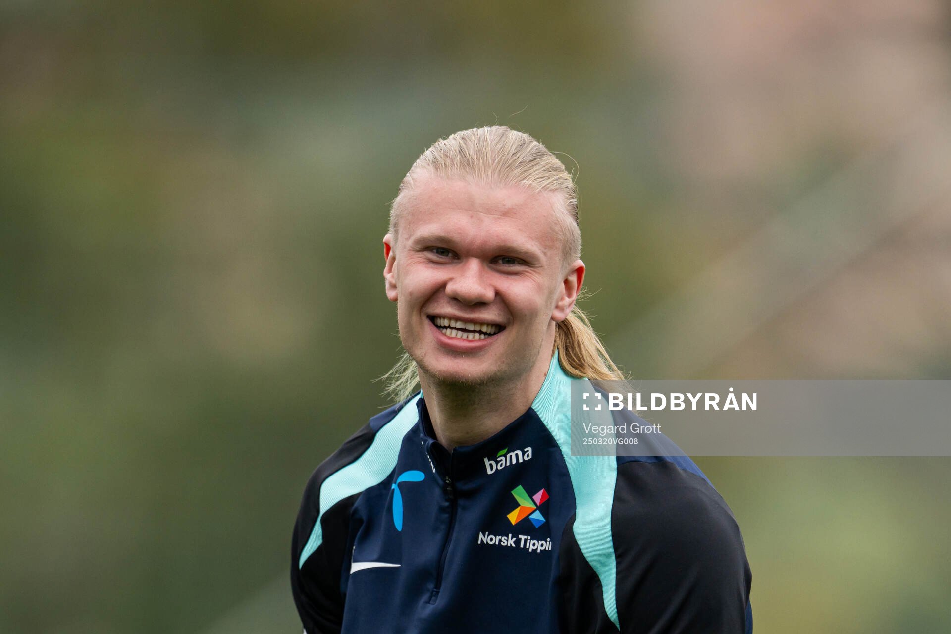 Erling Braut Haaland of the Norwegian national football team