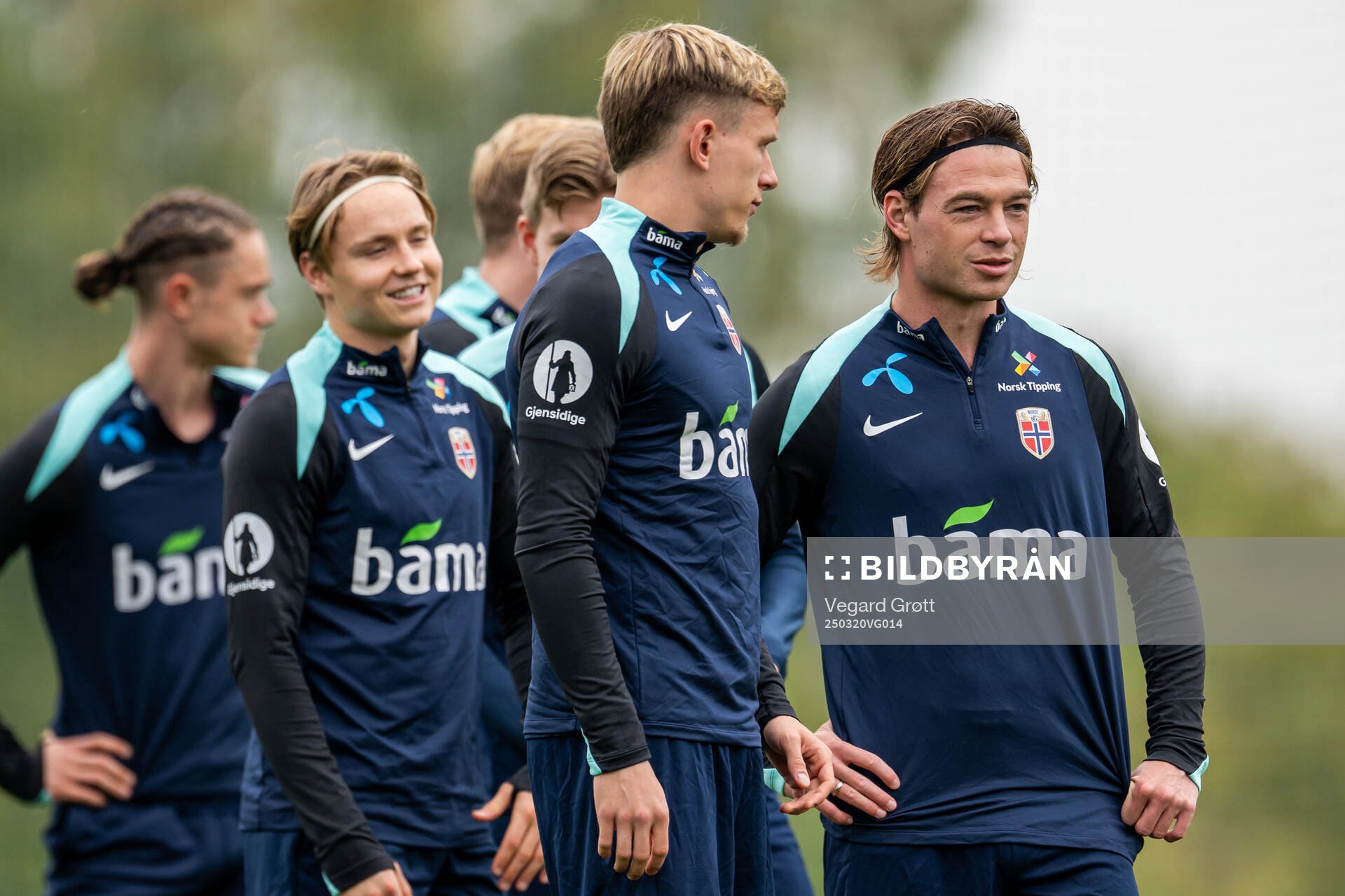Marcus Holmgren Pedersen and Patrick Berg of the Norwegian