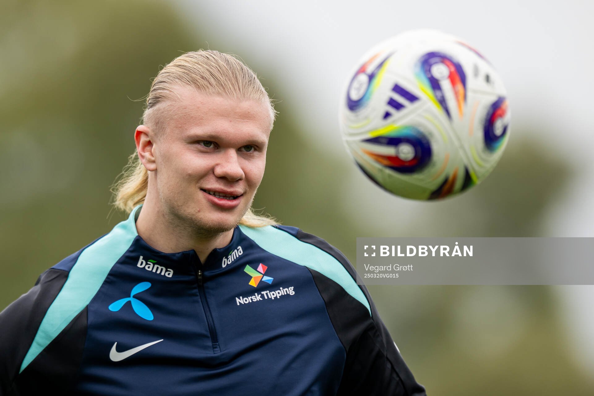 Erling Braut Haaland of the Norwegian national football team