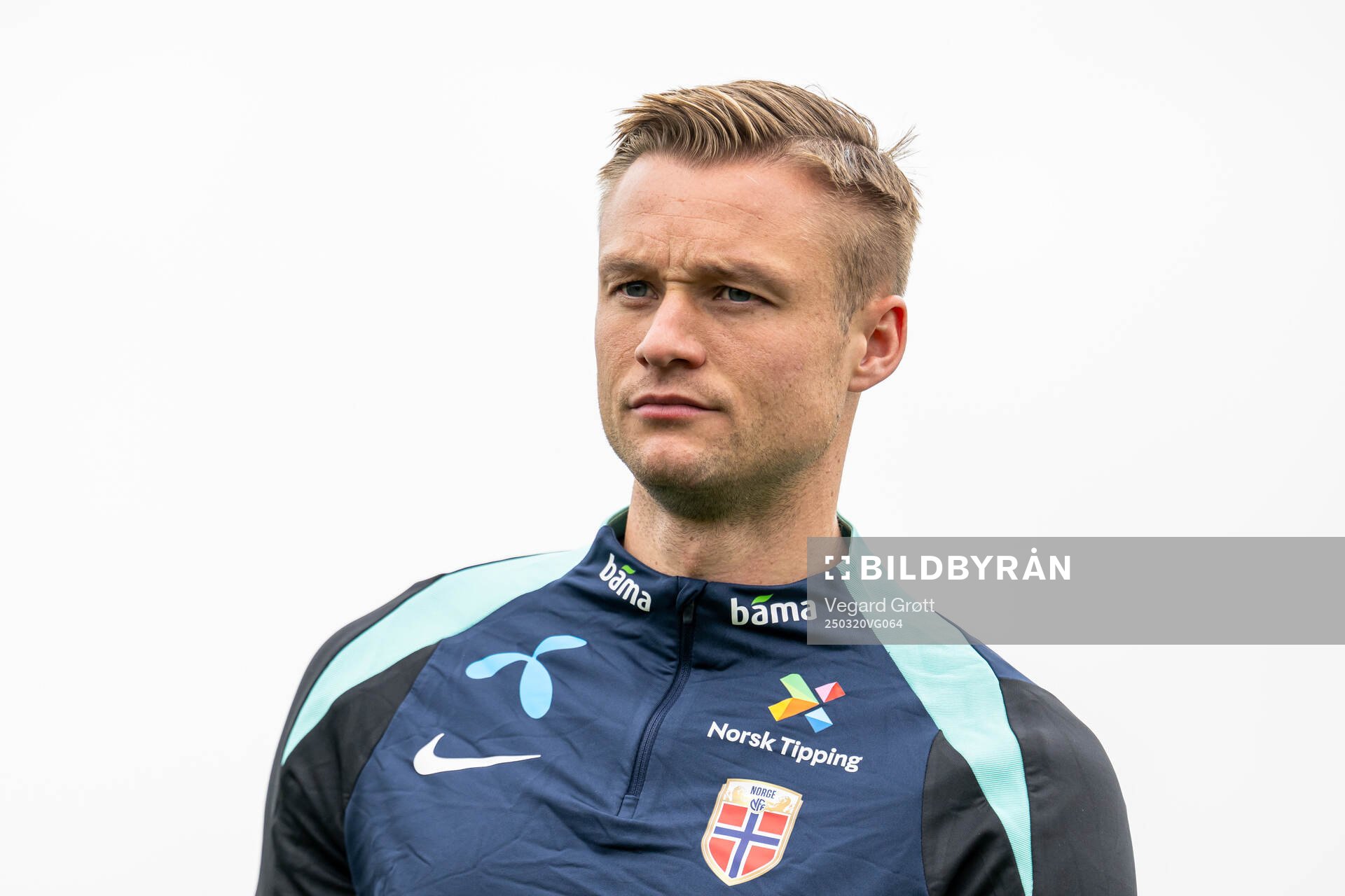 Stian Gregersen of the Norwegian national football team