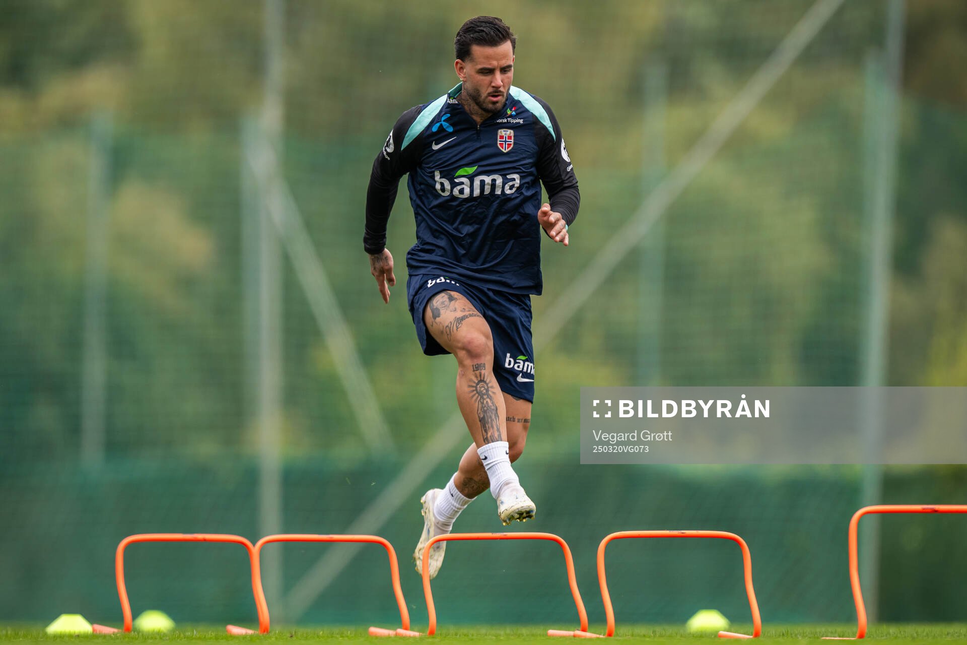 Aron Dønnum of the Norwegian national football team