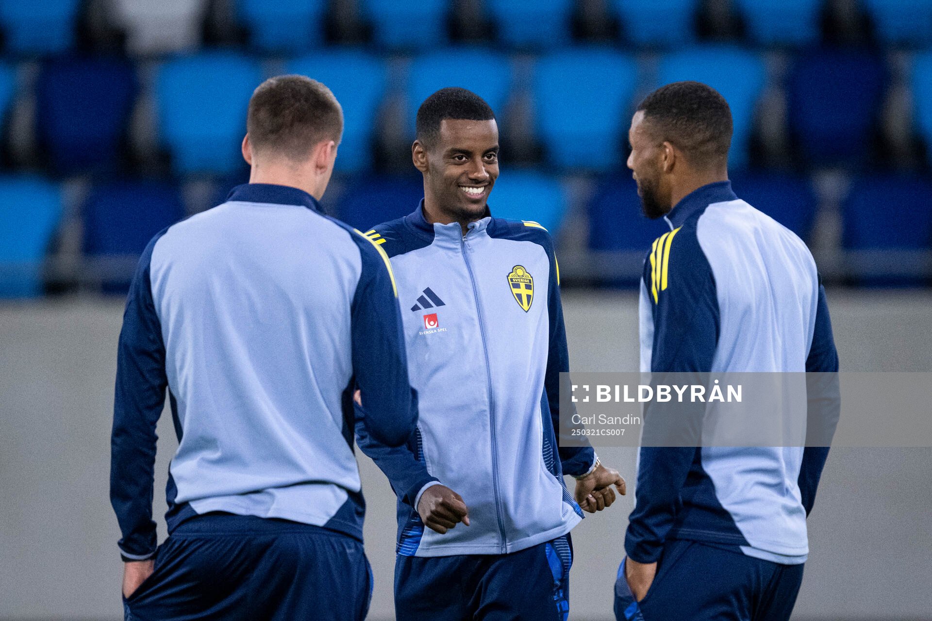 Alexander Isak of the Swedish men's national football team