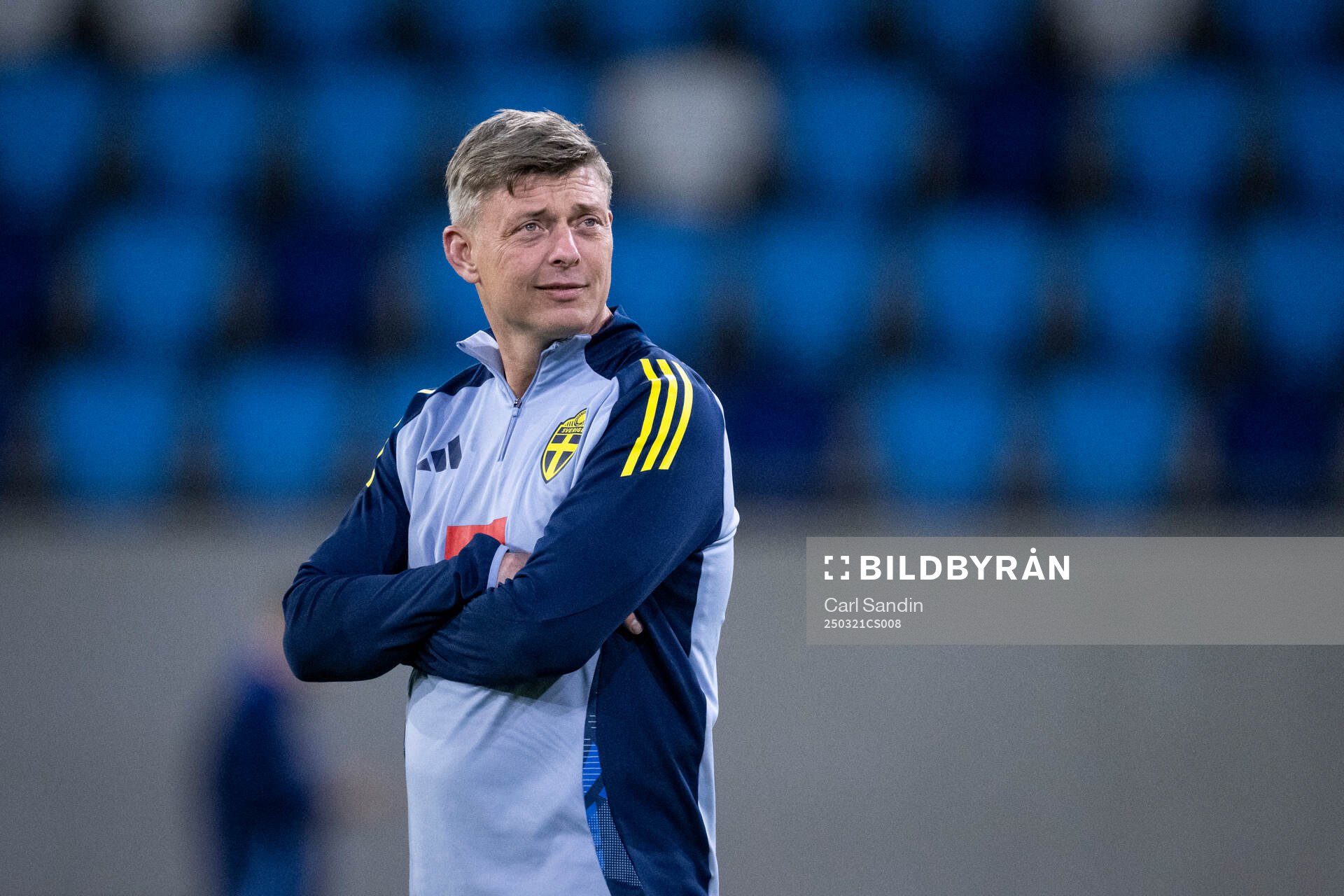 Head coach Jon Dahl Tomasson of the Swedish men's national
