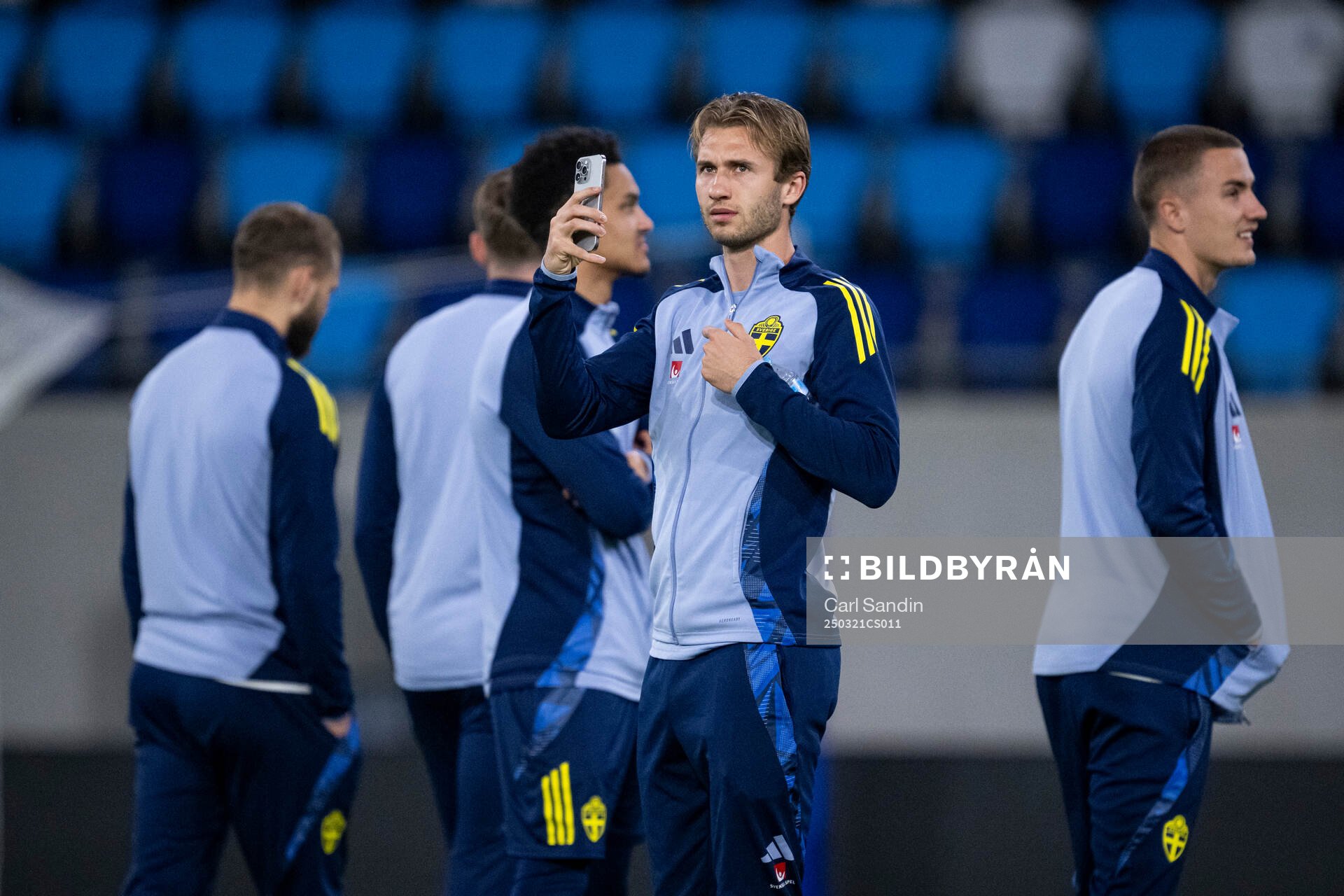 Benjamin Nygren of the Swedish men's national football team