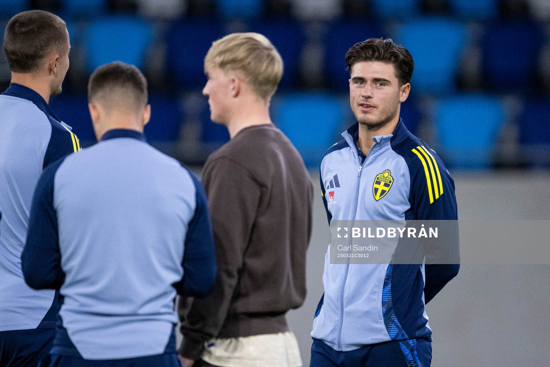 Besfort Zeneli of the Swedish men's national football team