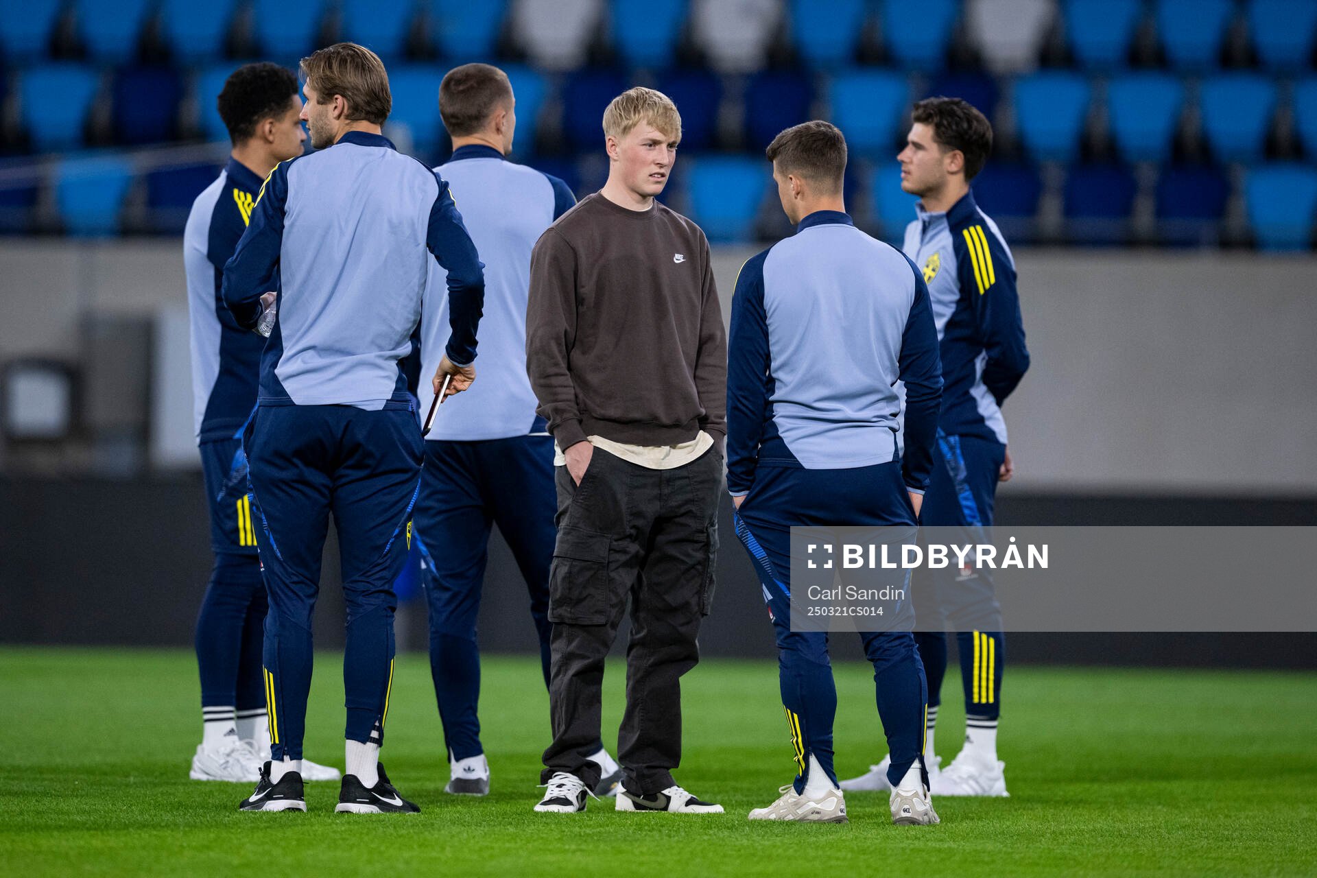 Melker Widell of the Swedish men's national football team