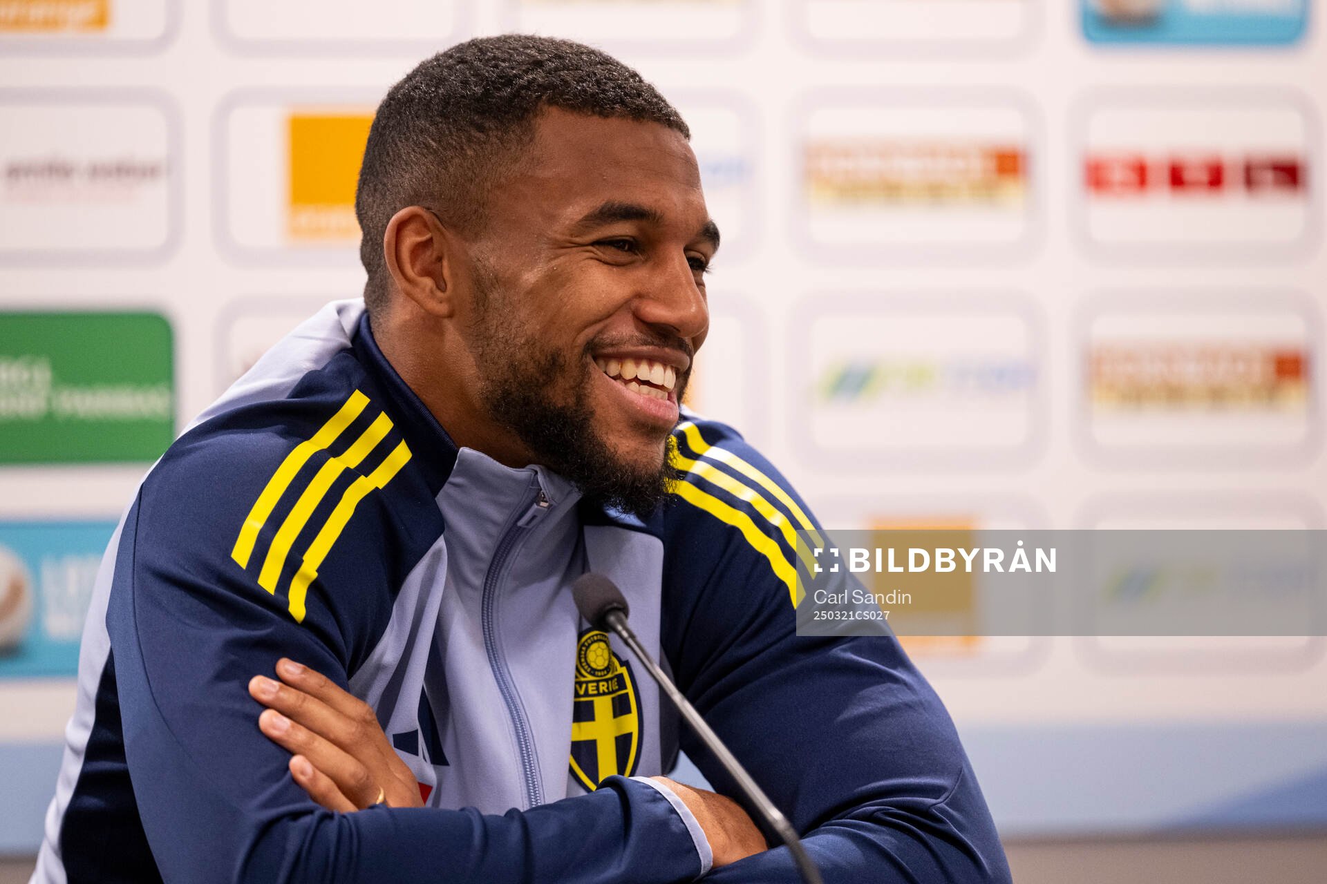 Isak Hien of the Swedish men's national football team