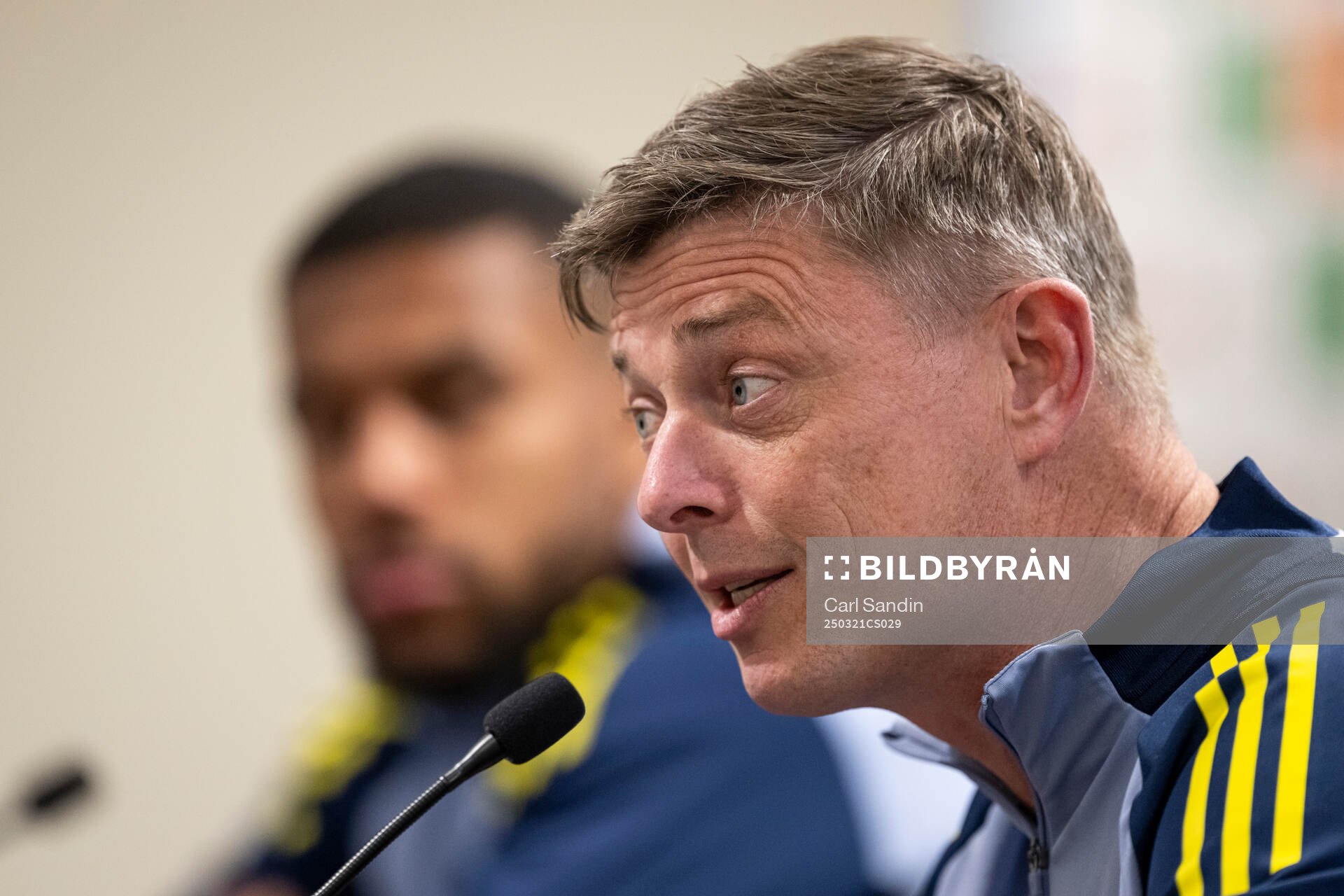 Head coach Jon Dahl Tomasson of the Swedish men's national
