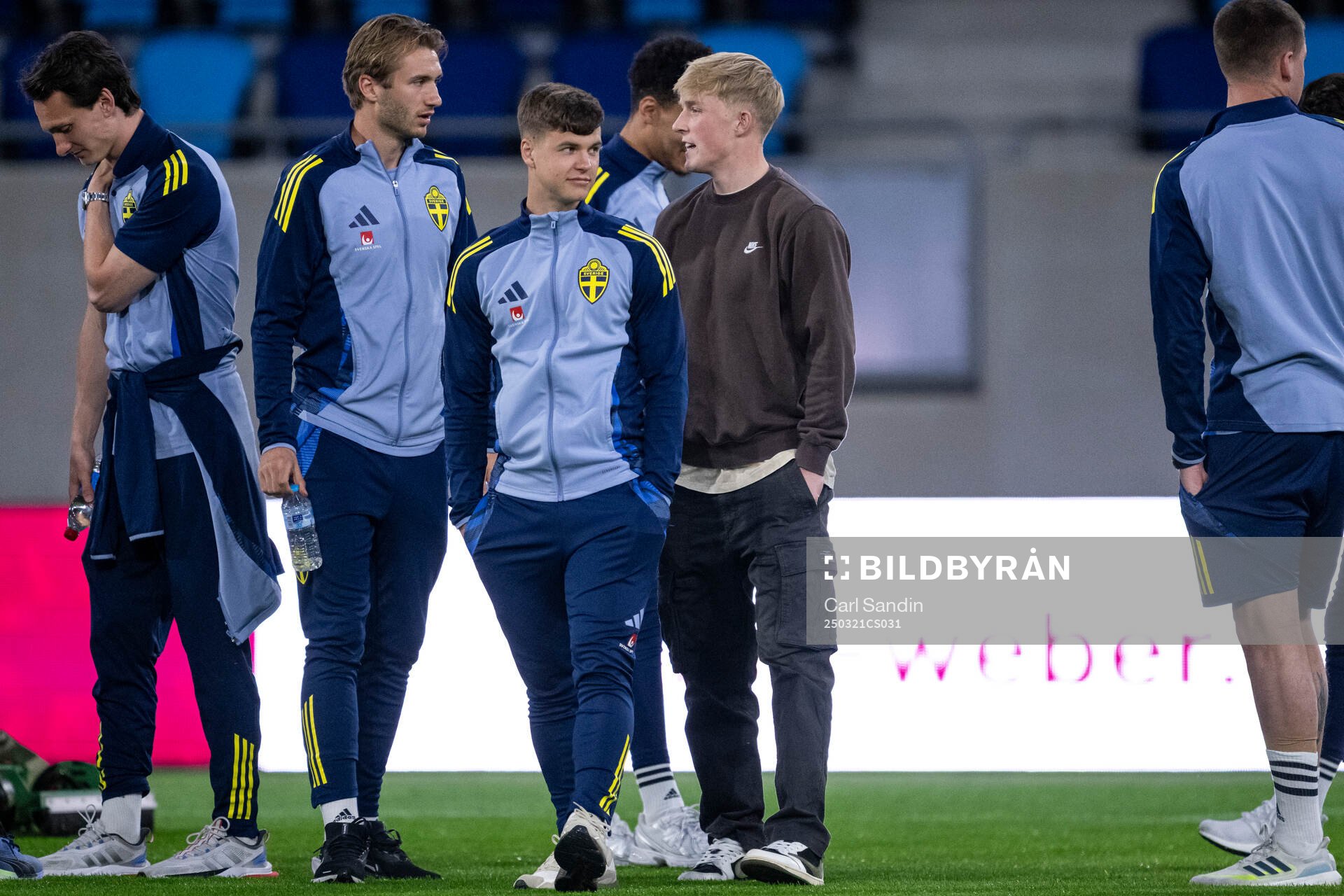 Benjamin Nygren, Samuel Dahl and Melker Widell of the