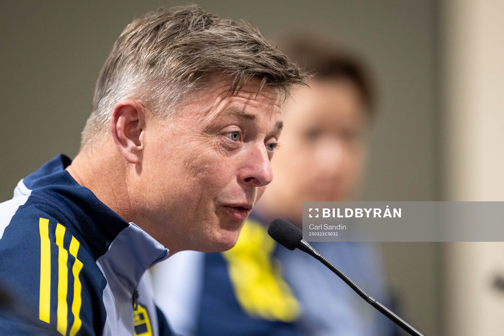 Head coach Jon Dahl Thomasson of the Swedish men's national