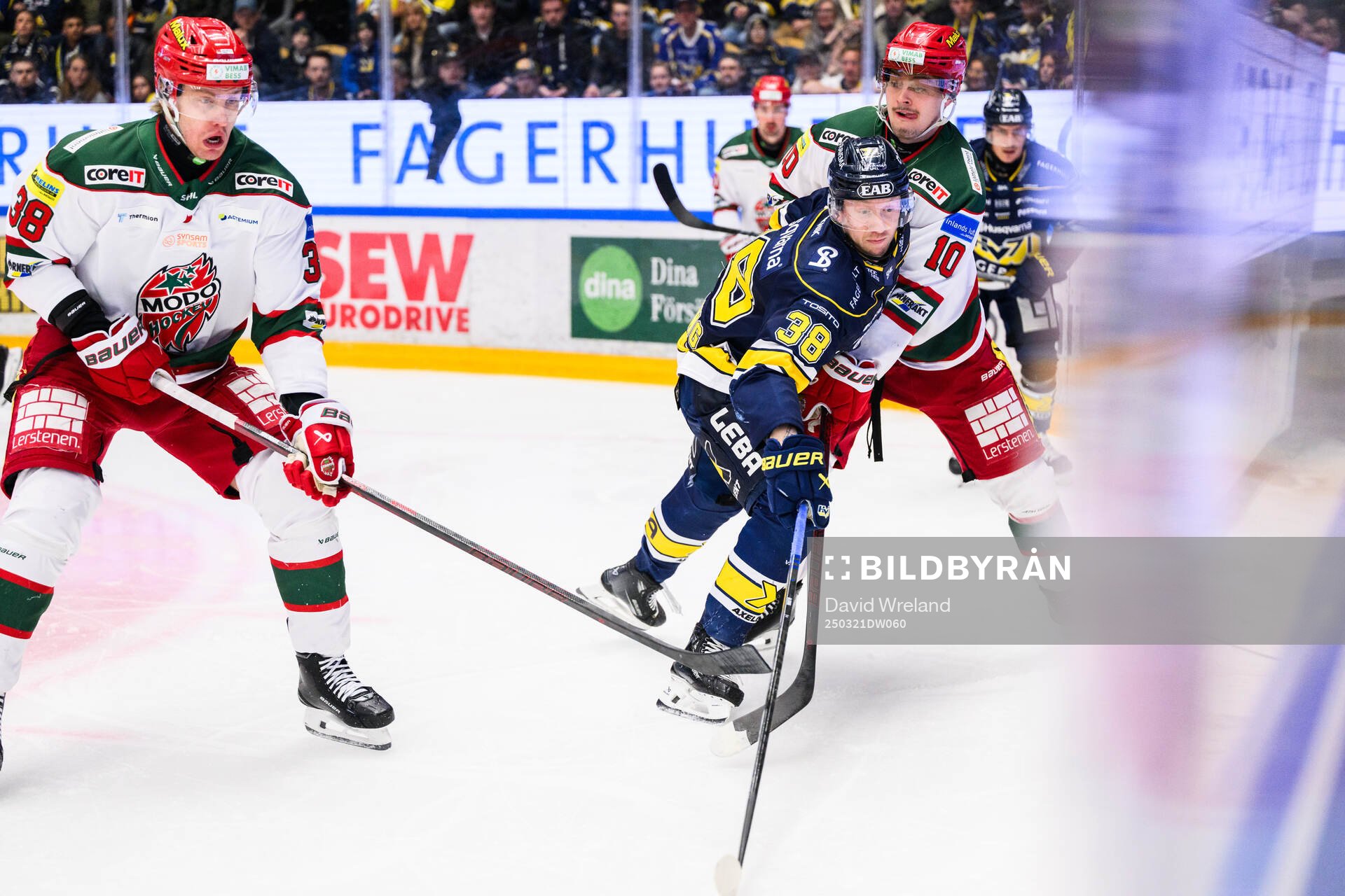 HV71s Olle Alsing och Modos Sampo Ranta