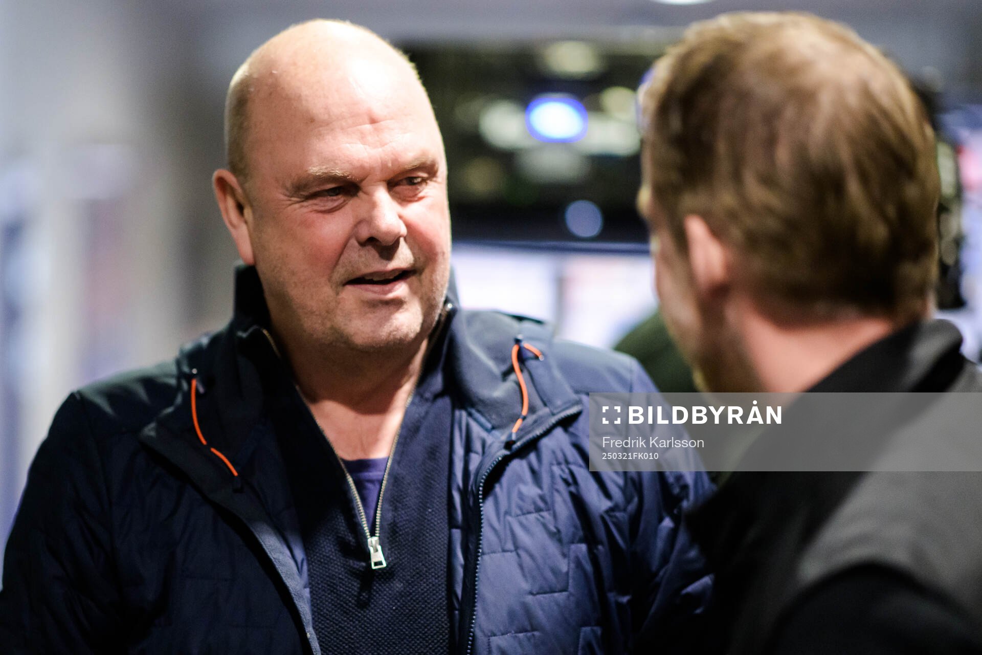 Före detta tränare Per-Erik Johansson träffar spelare
