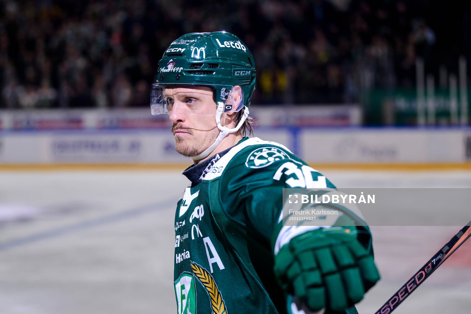 Färjestads Magnus Nygren jublar