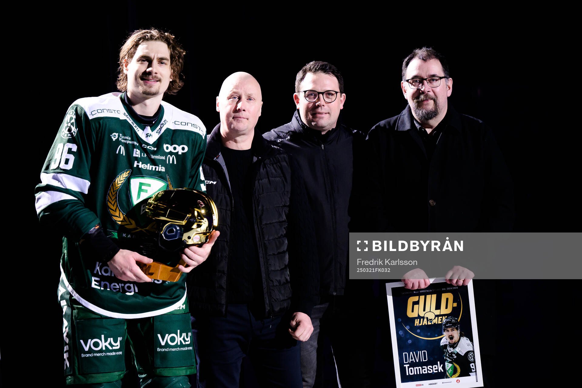 Färjestads David Tomasek vinner Guldhjälmen och Fredrik