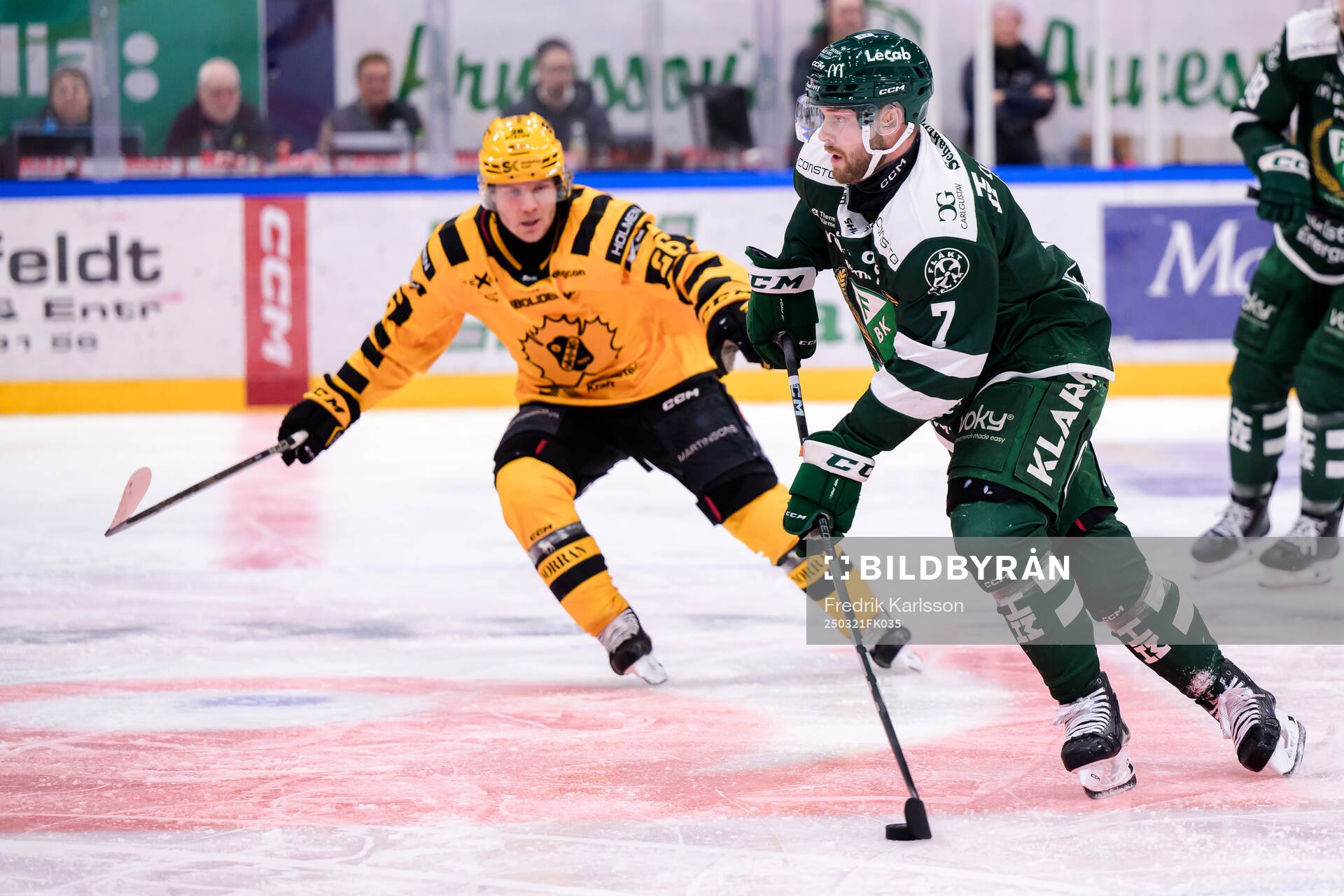 Skellefteås Anton Heikkinen och Färjestads Axel Bergkvist