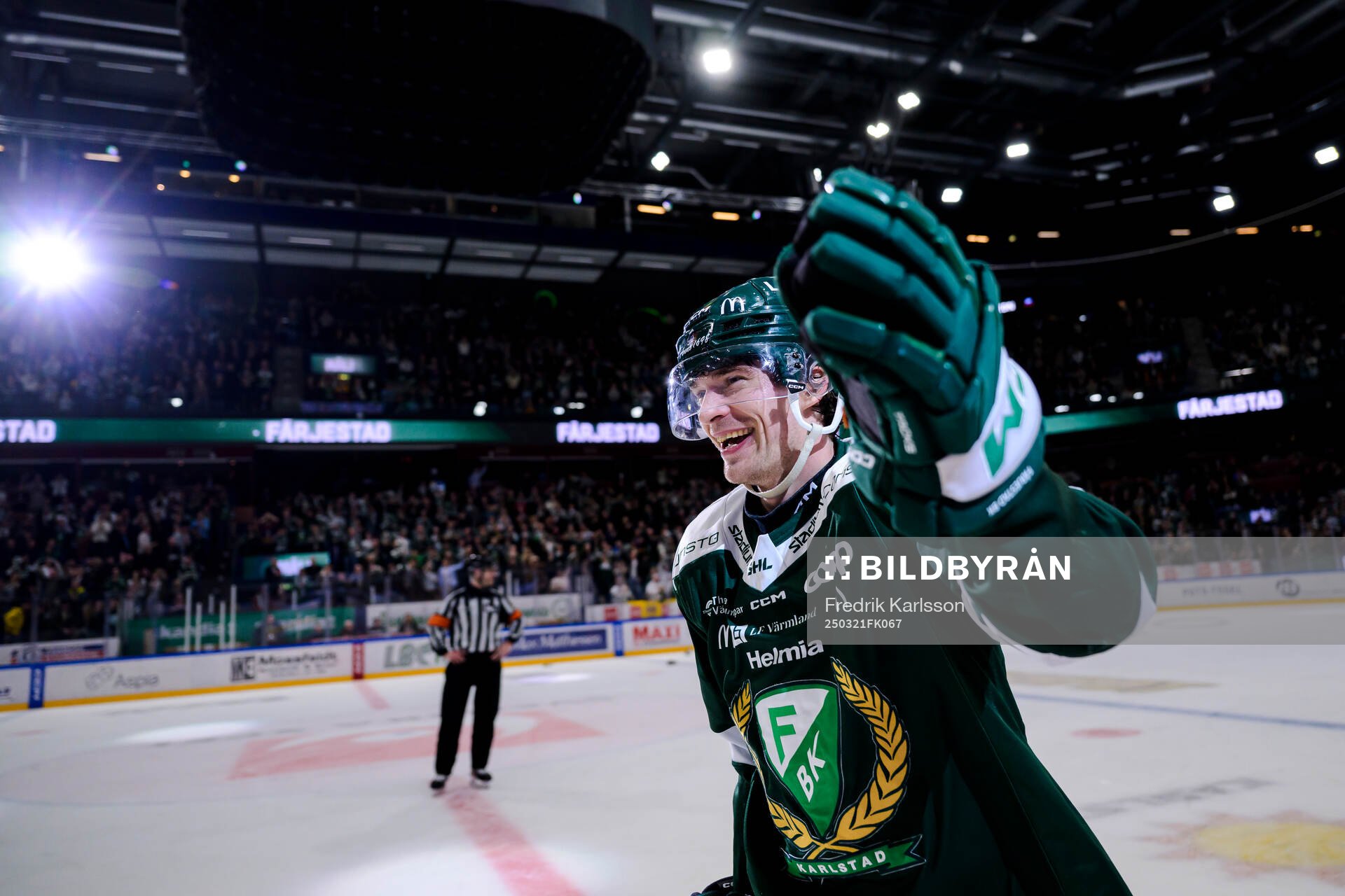 Färjestads Marian Studenic jublar