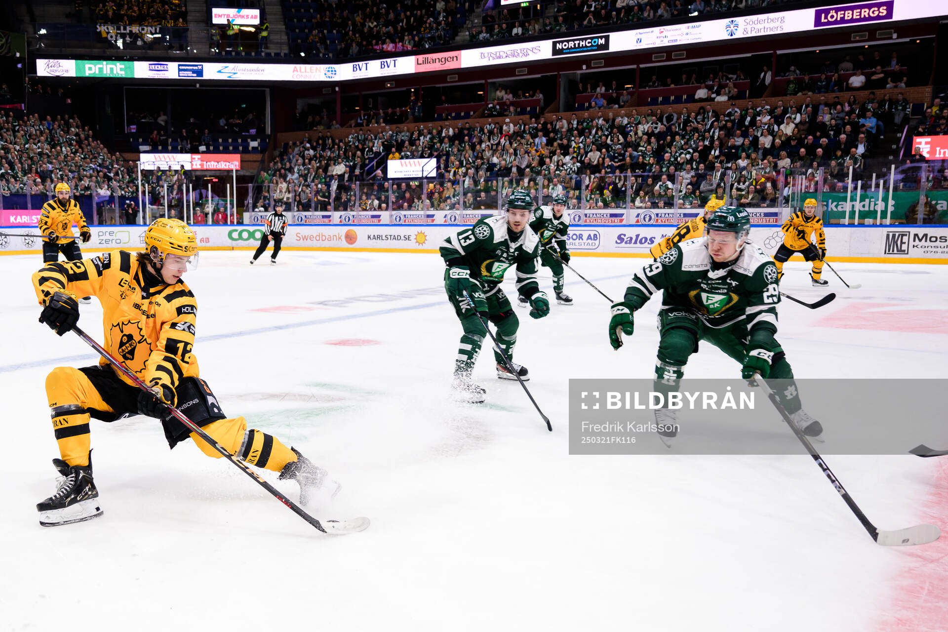 Skellefteås Valter Lindberg och Färjestads Oskar Steen