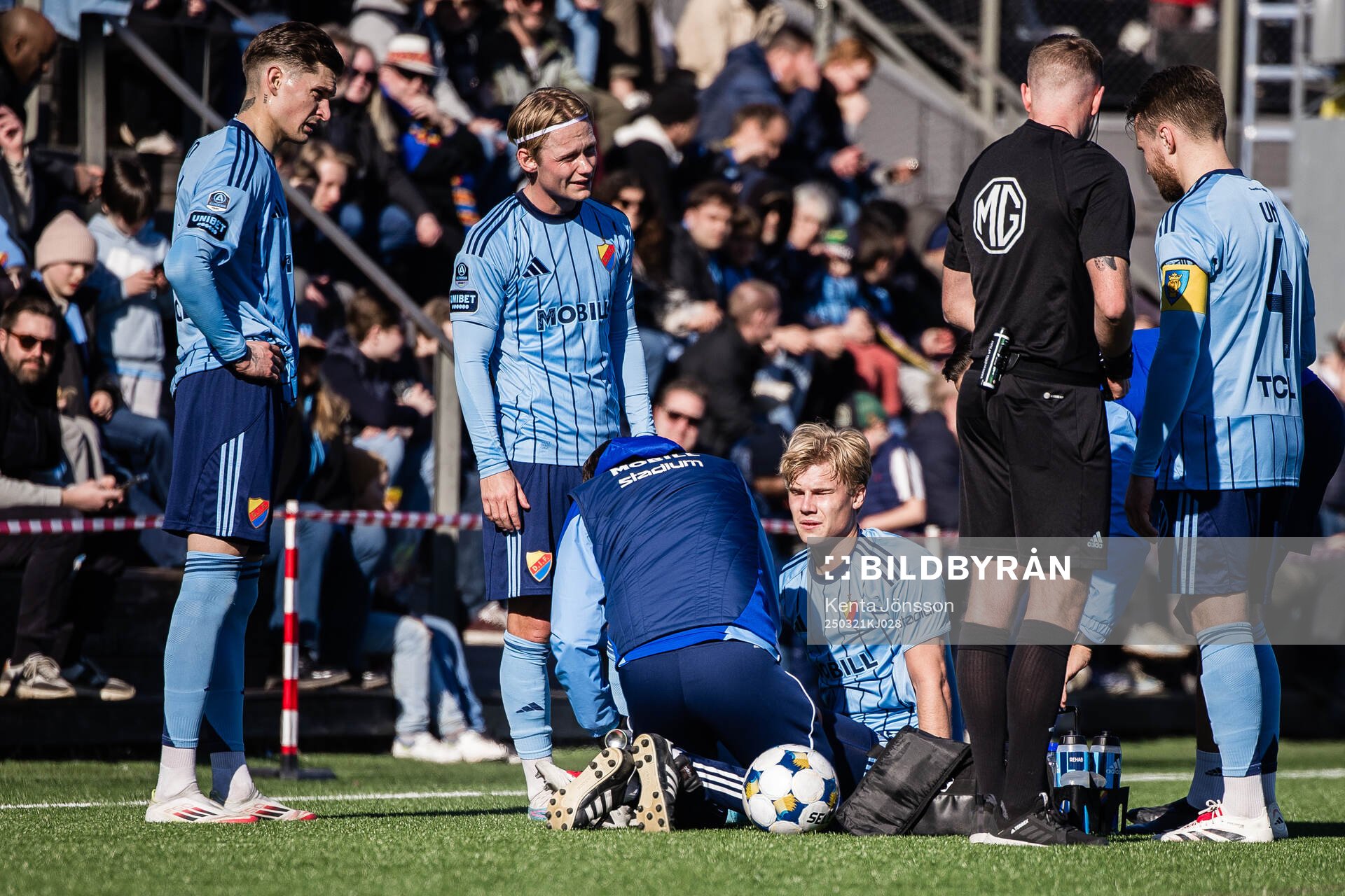 Djurgårdens Theo Bergvall har ont
