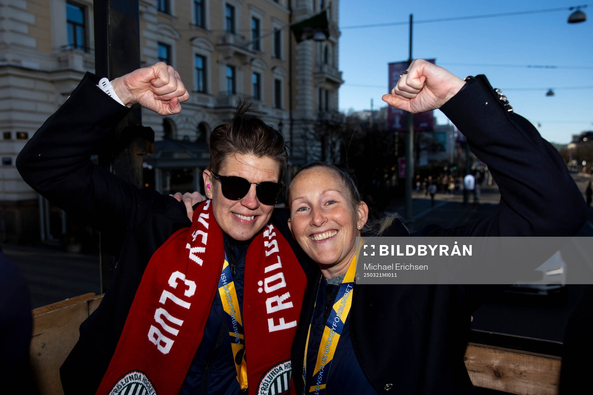 Tränare Erika Holst och sportchef Kim Martin Hasson