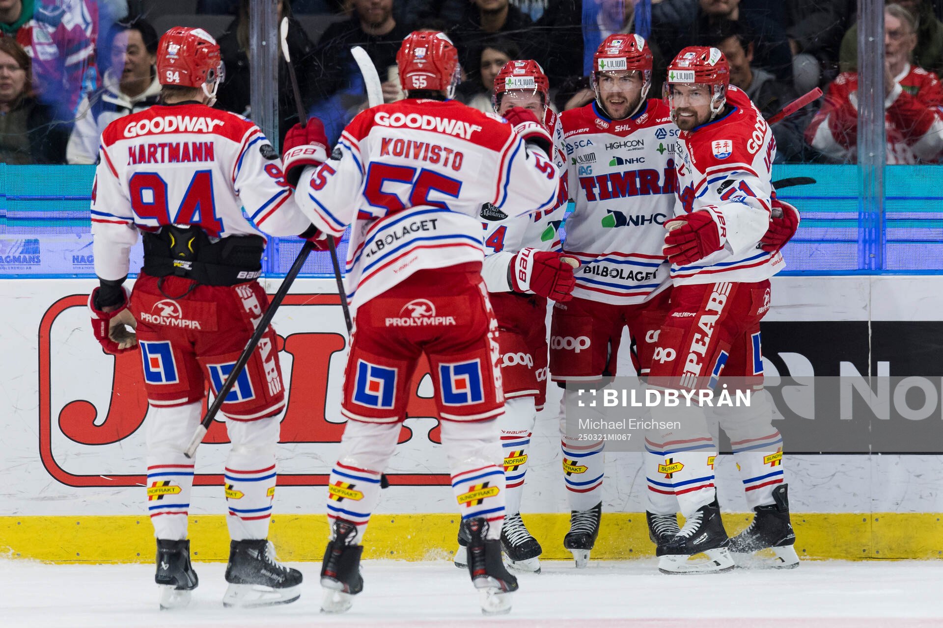 Timrås Magnus Pääjärvi jublar