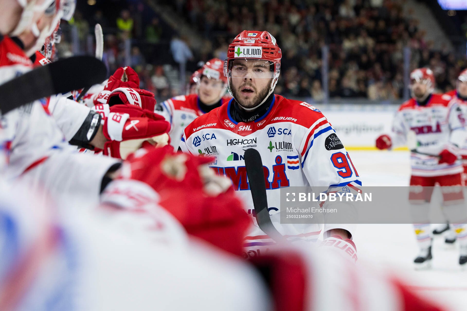 Timrås Magnus Pääjärvi jublar