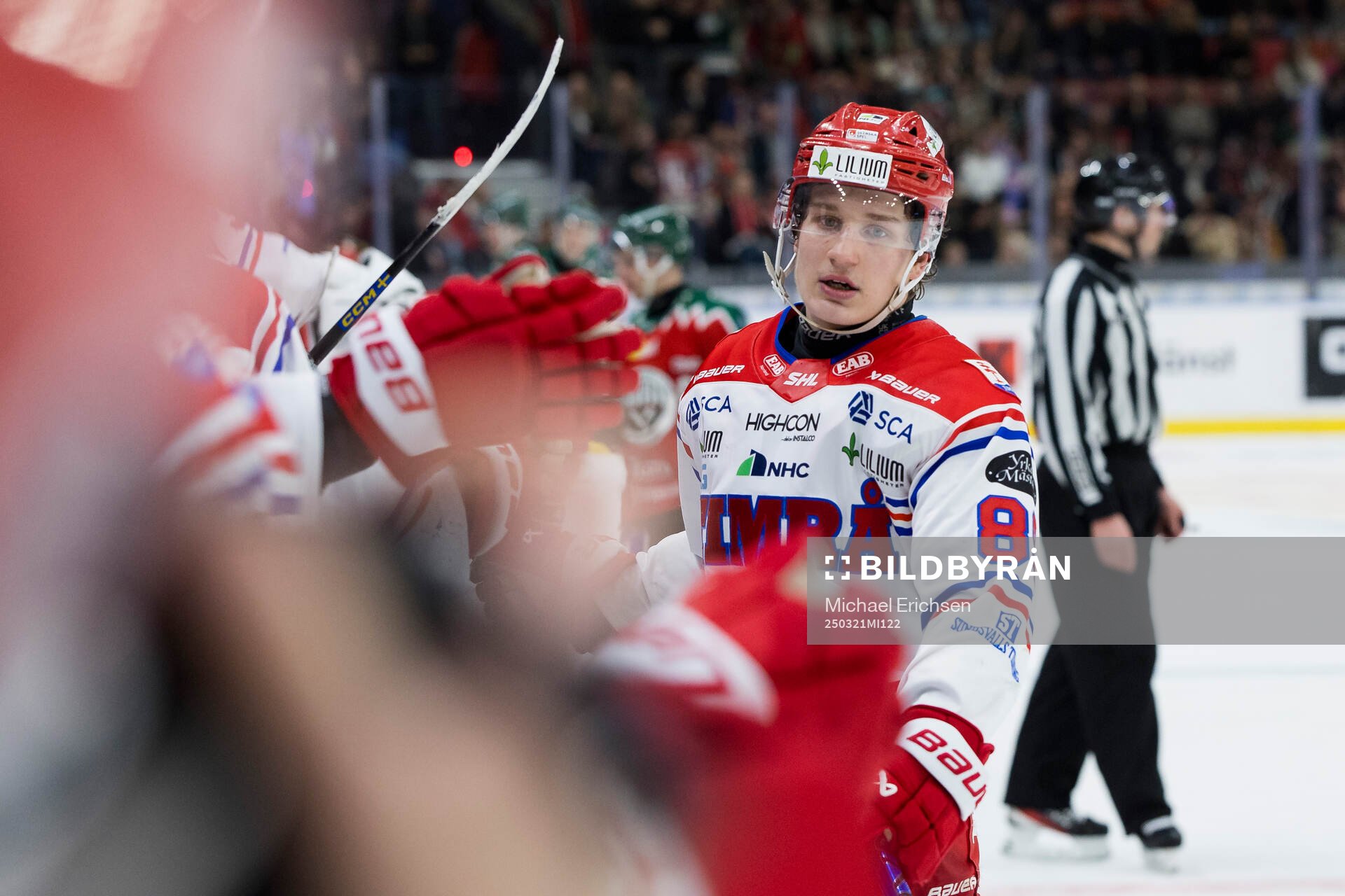 Timrås Oliver Kapanen jublar