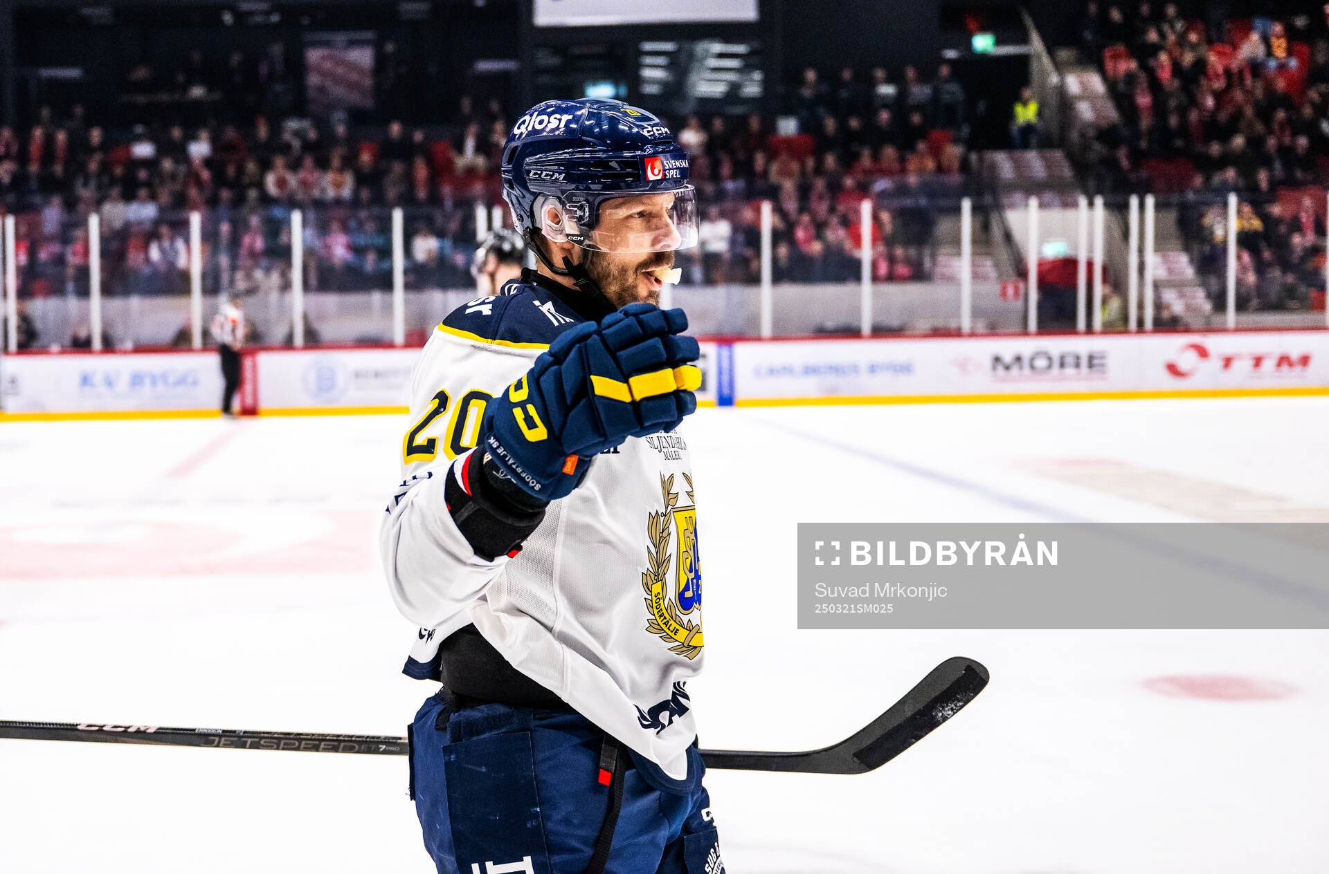 Södertäljes Marcus Eriksson jublar