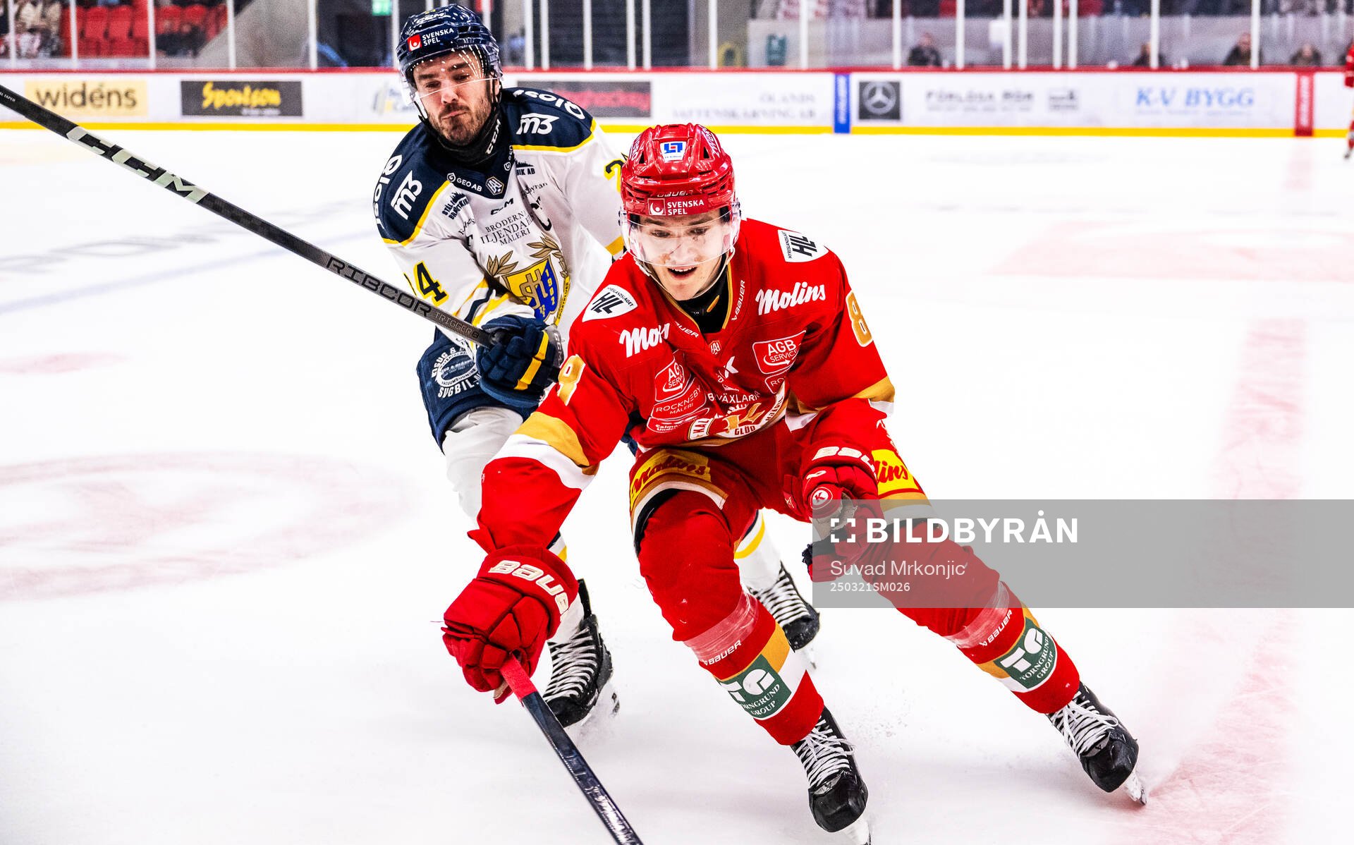 Södertäljes Jacob Dahlström och Kalmars Martin Schreiber