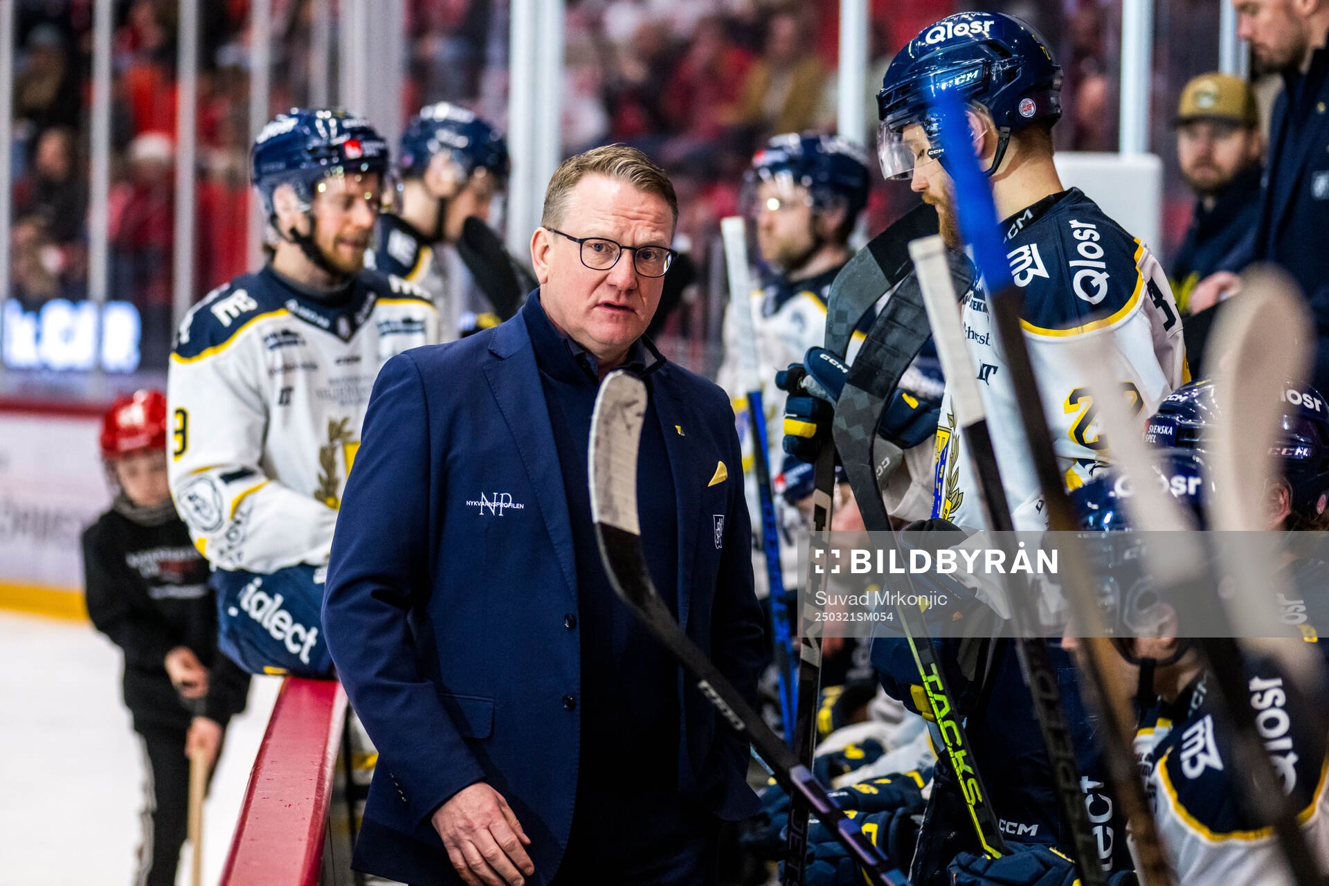Södertäljes tränare Magnus Bogren