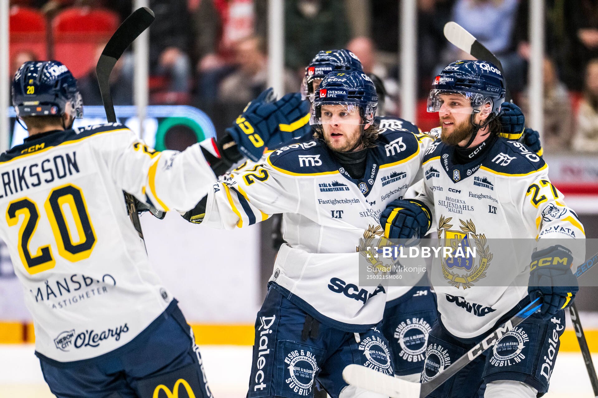 Södertäljes Nicolai Meyer jublar