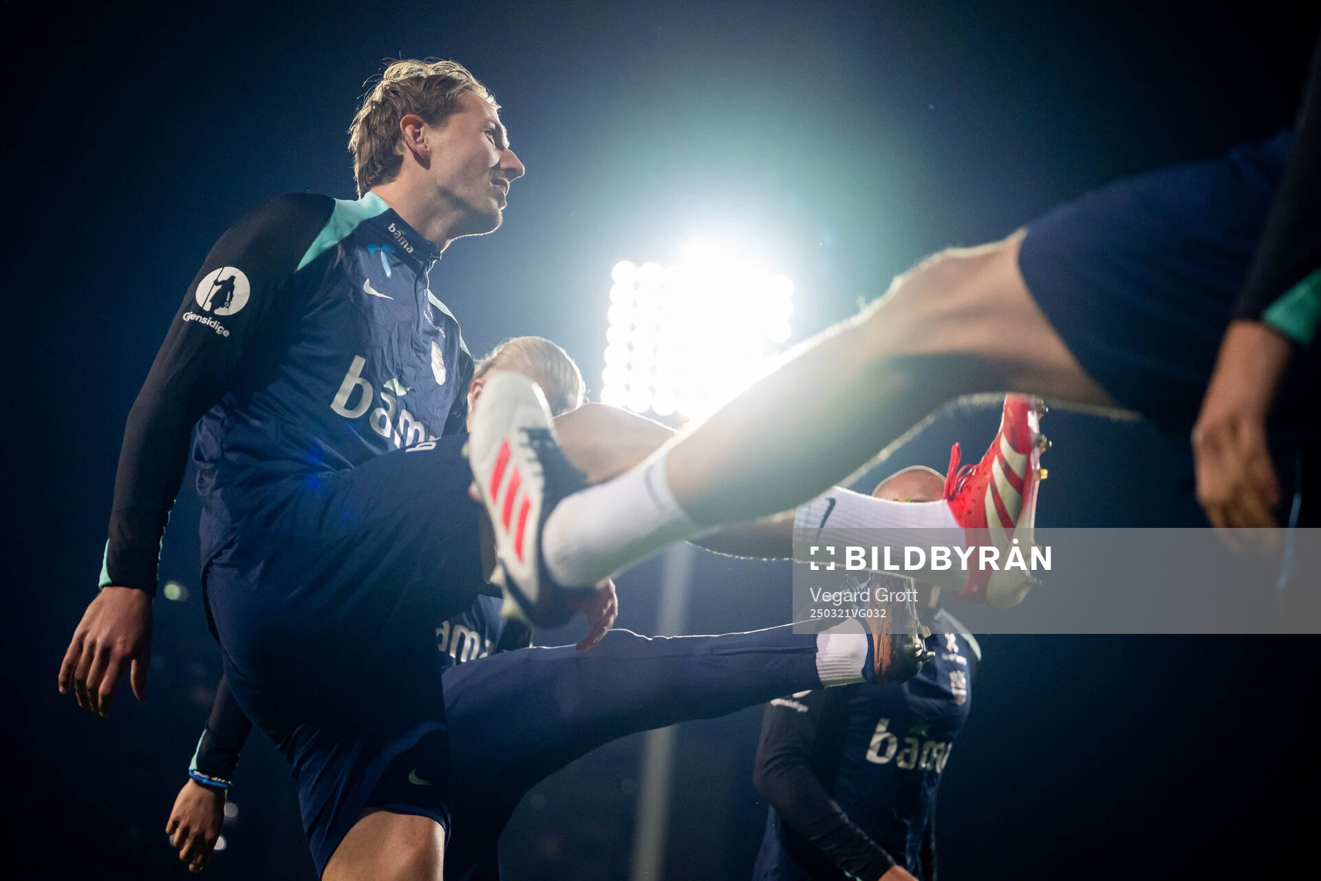 Sander Berge of the Norwegian national football team