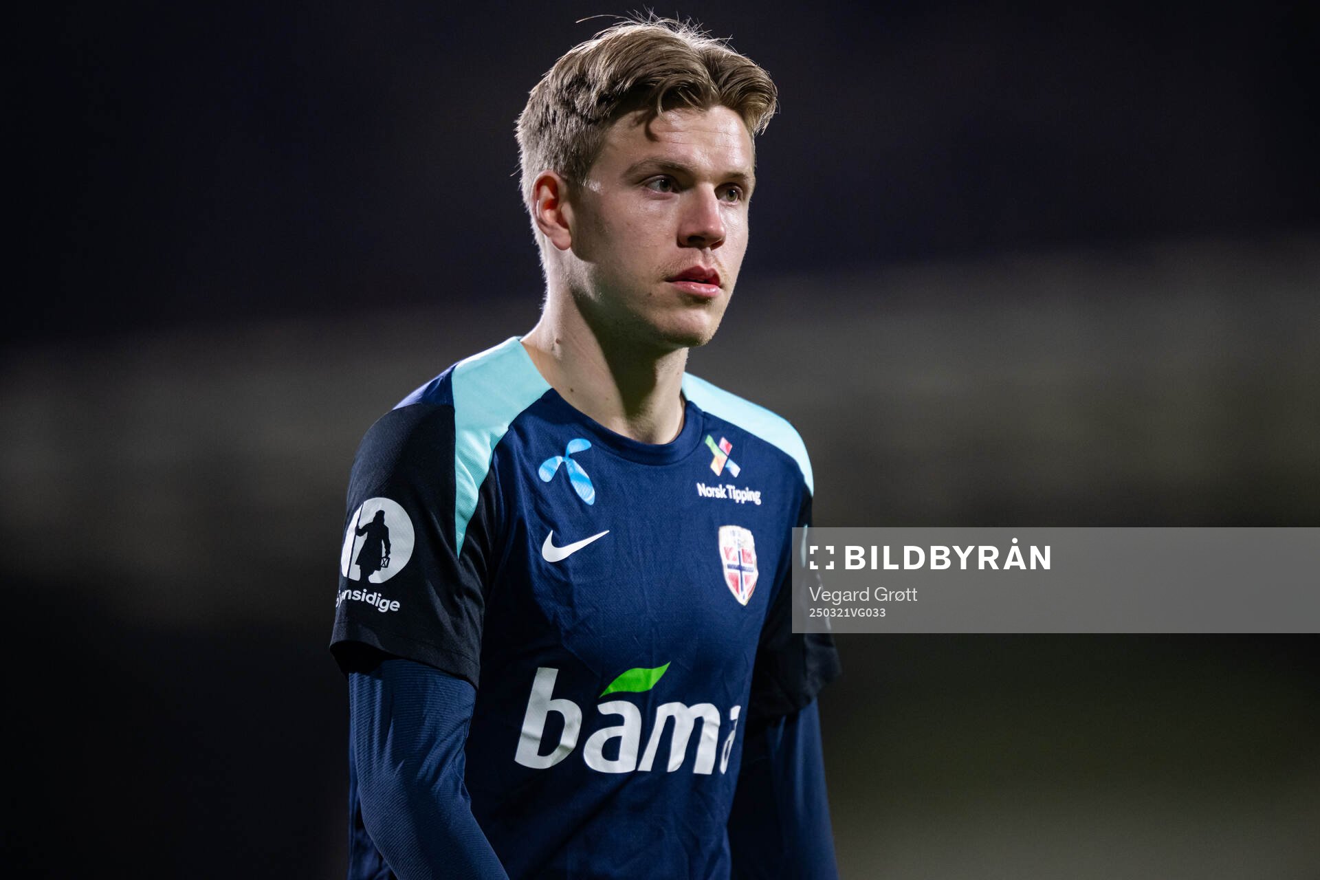 Jens Petter Hauge of the Norwegian national football team