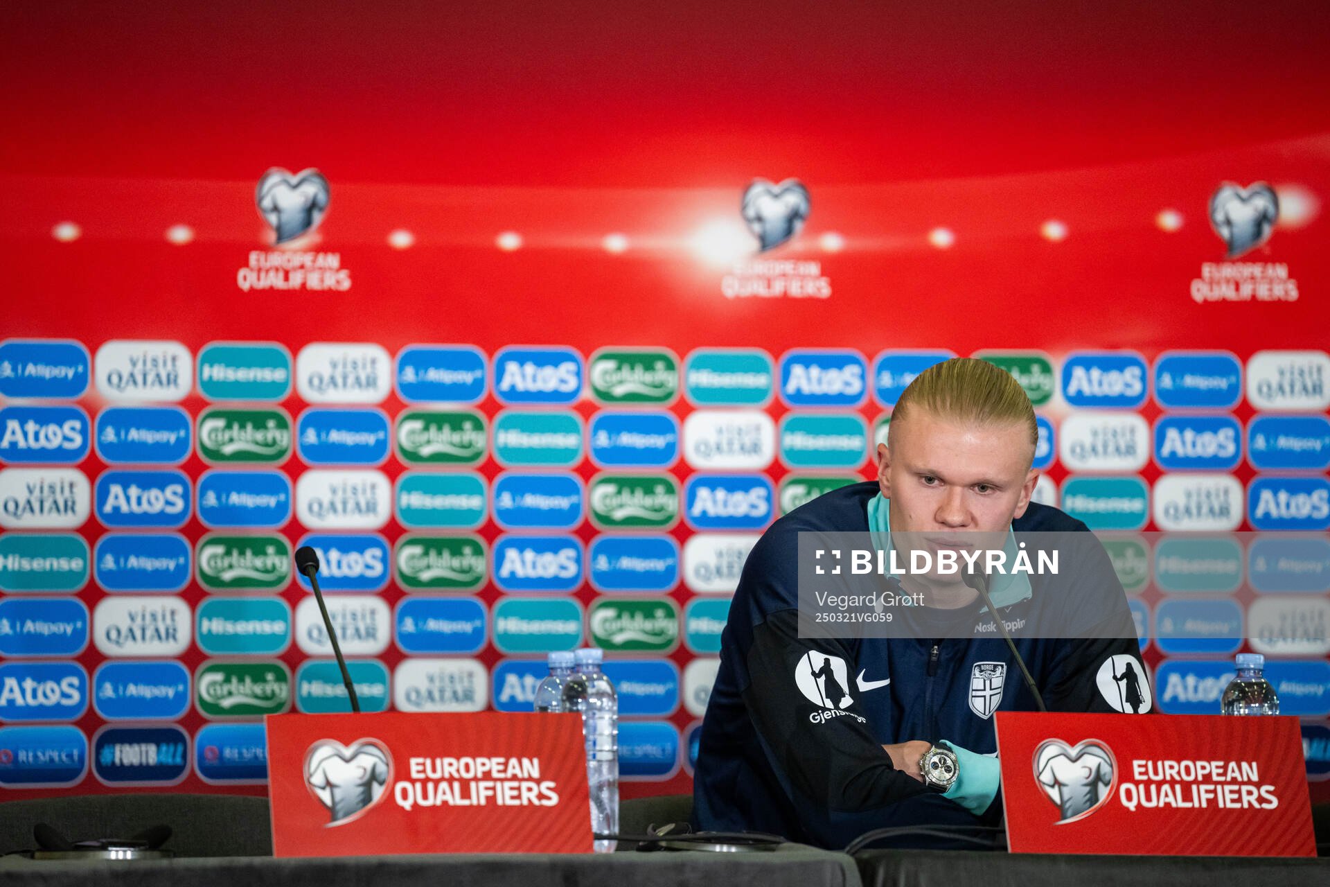 Erling Braut Haaland of the Norwegian national football team