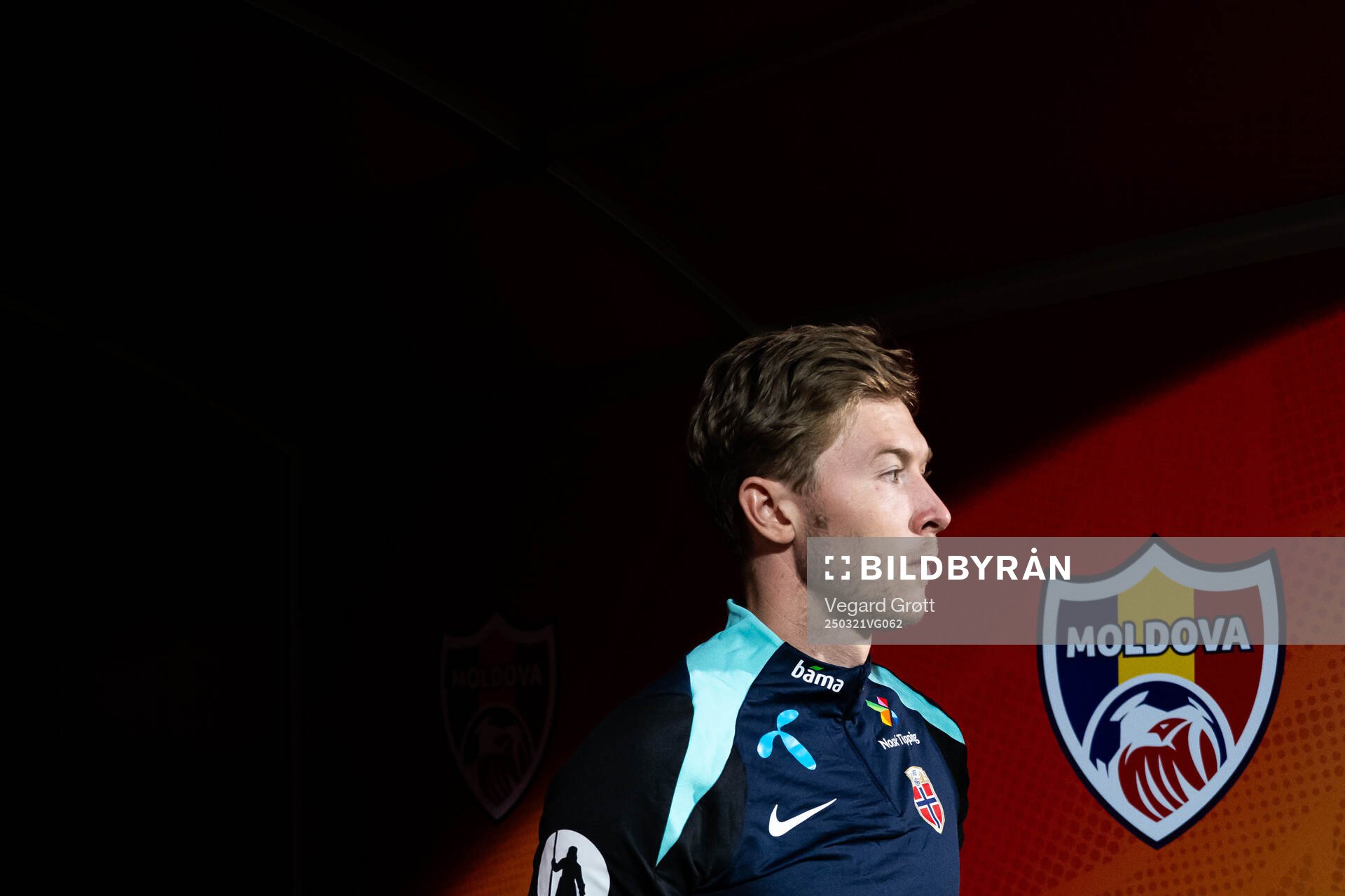 Goalkeeper Mathias Dyngeland of the Norwegian national