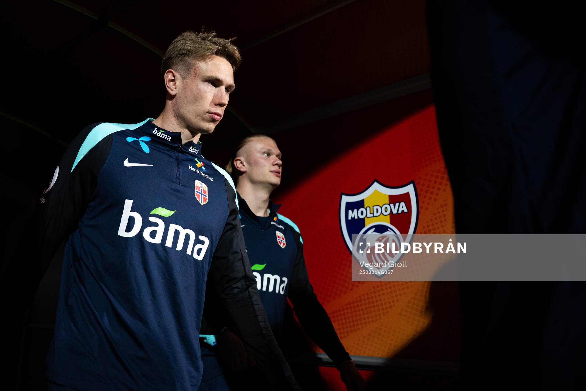 Torbjørn Lysaker Heggem and Erling Braut Haaland of the